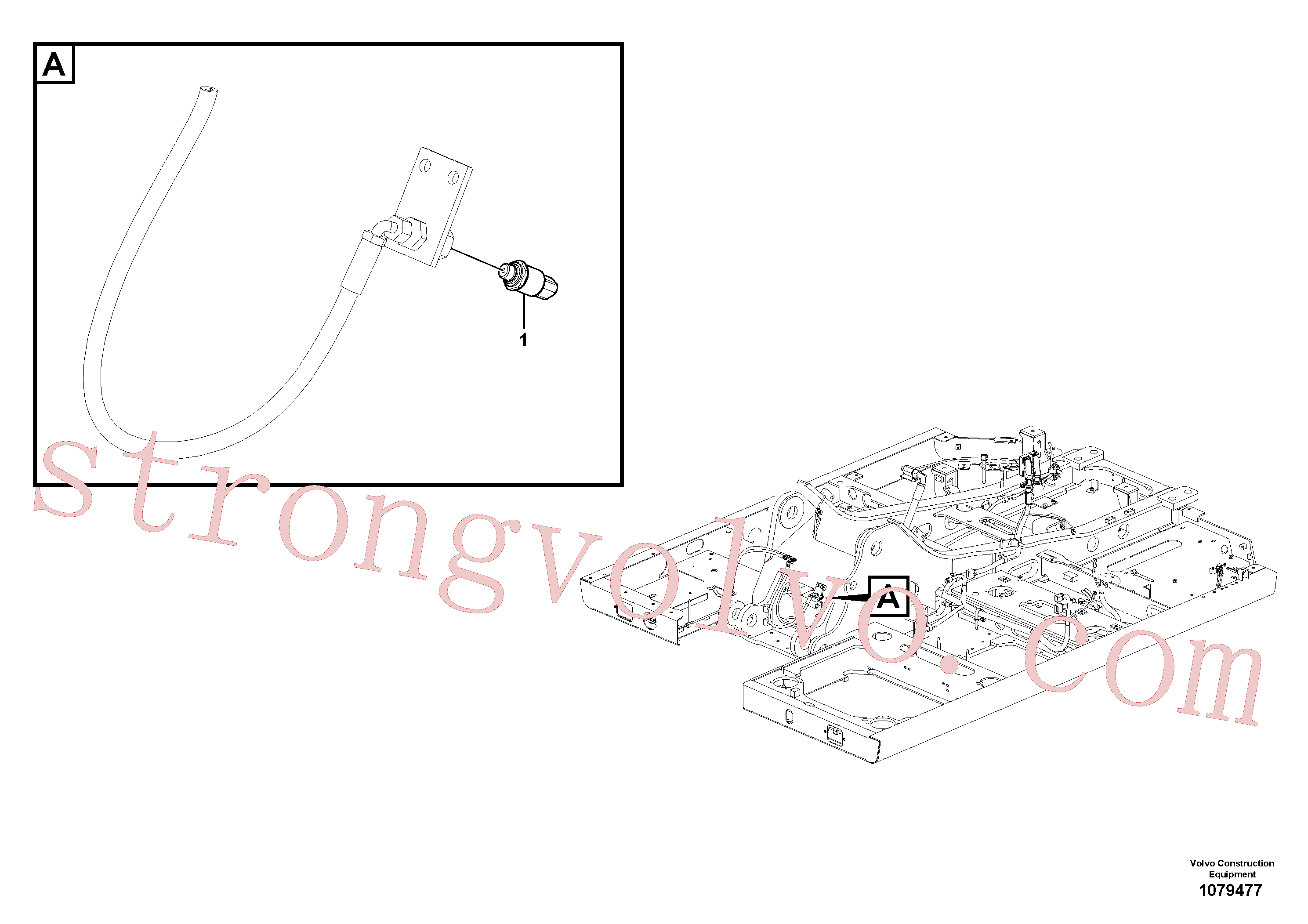 VOE17202584 Volvo Sensor eléctrico(1079477 Montagem)