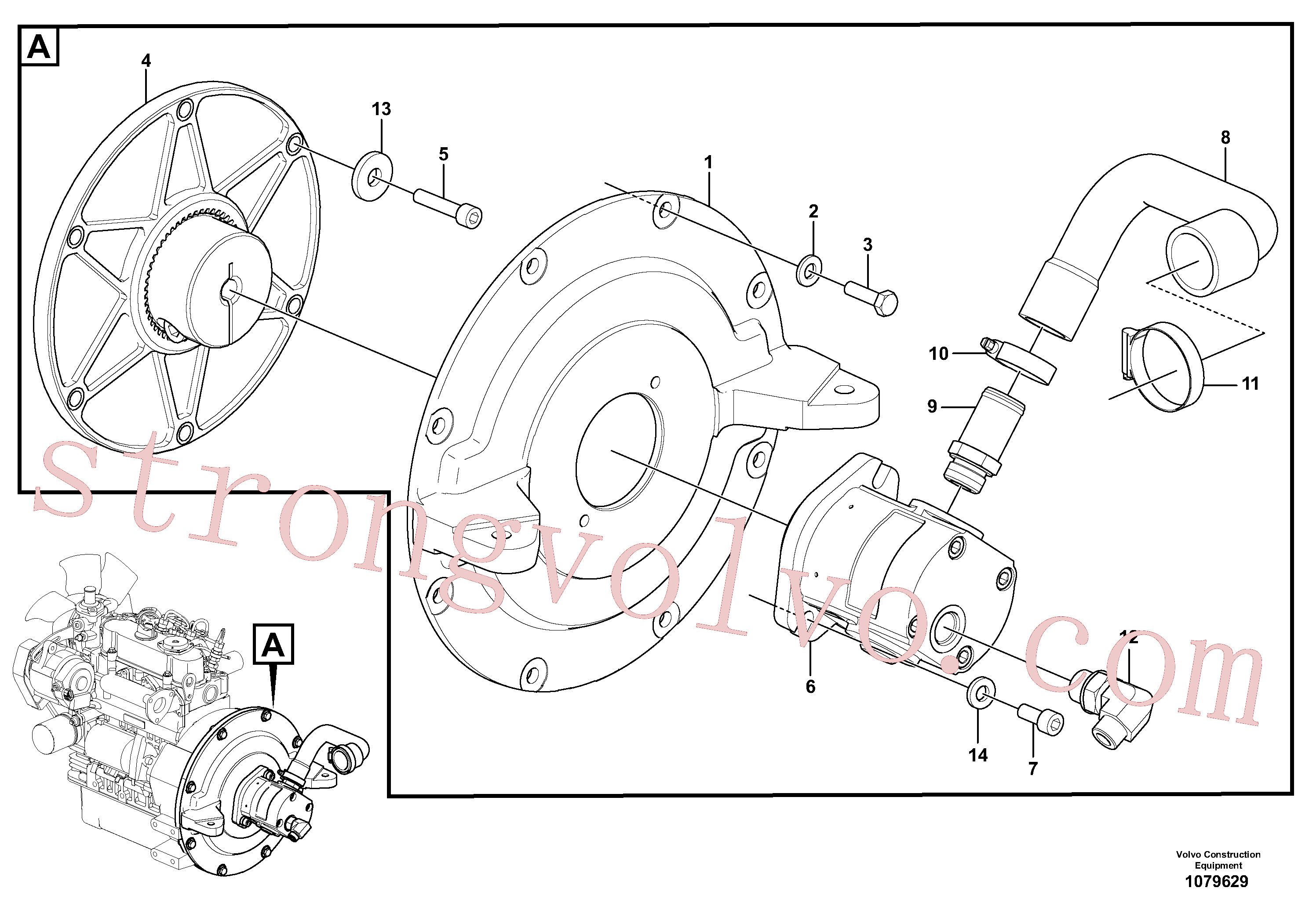 Volvo Montagem VOE15679332 Bomba hidráulica Acessórios