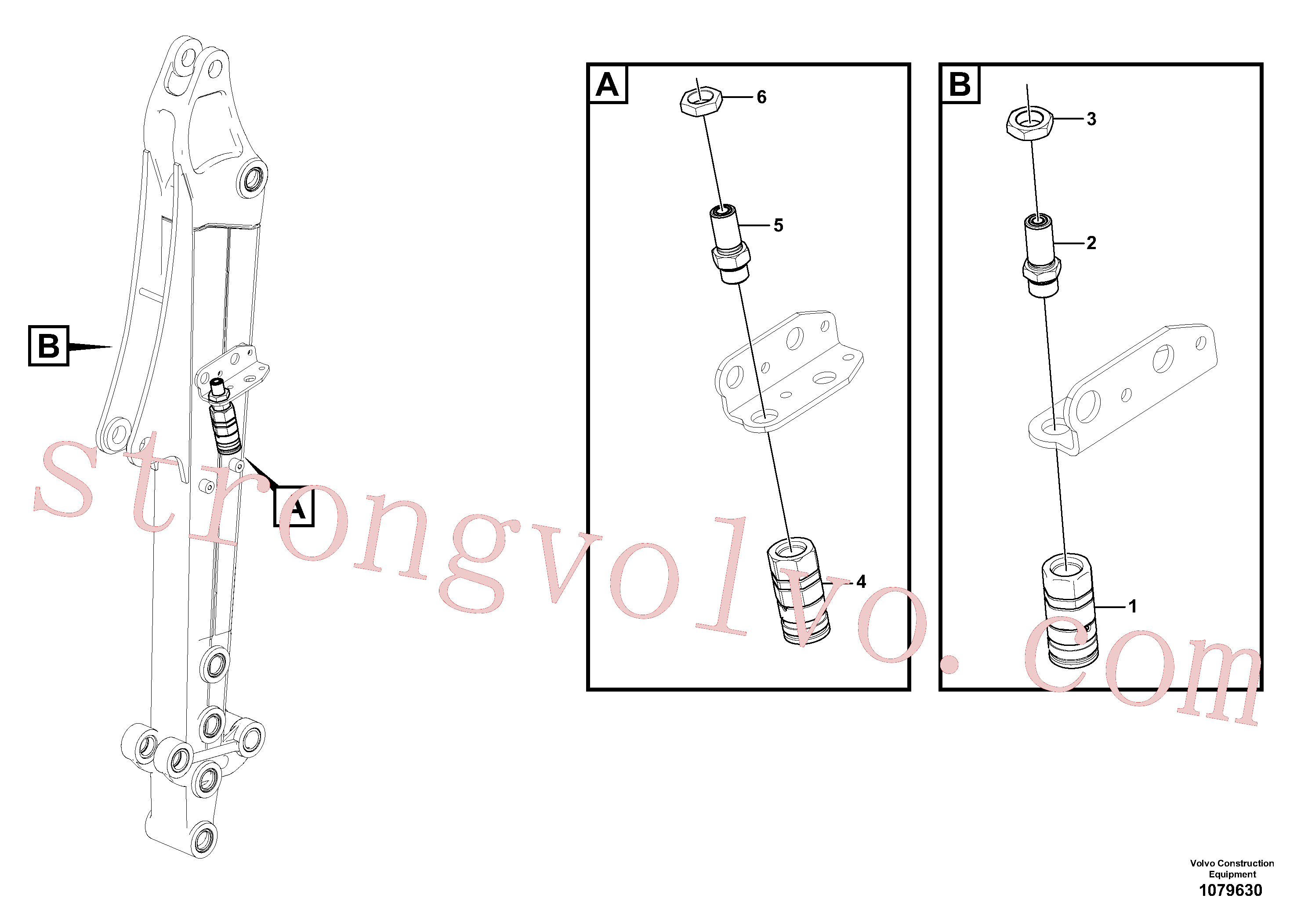 VOE15623131 Volvo Kit de acoplamento (acessórios)(1079630 Montagem)