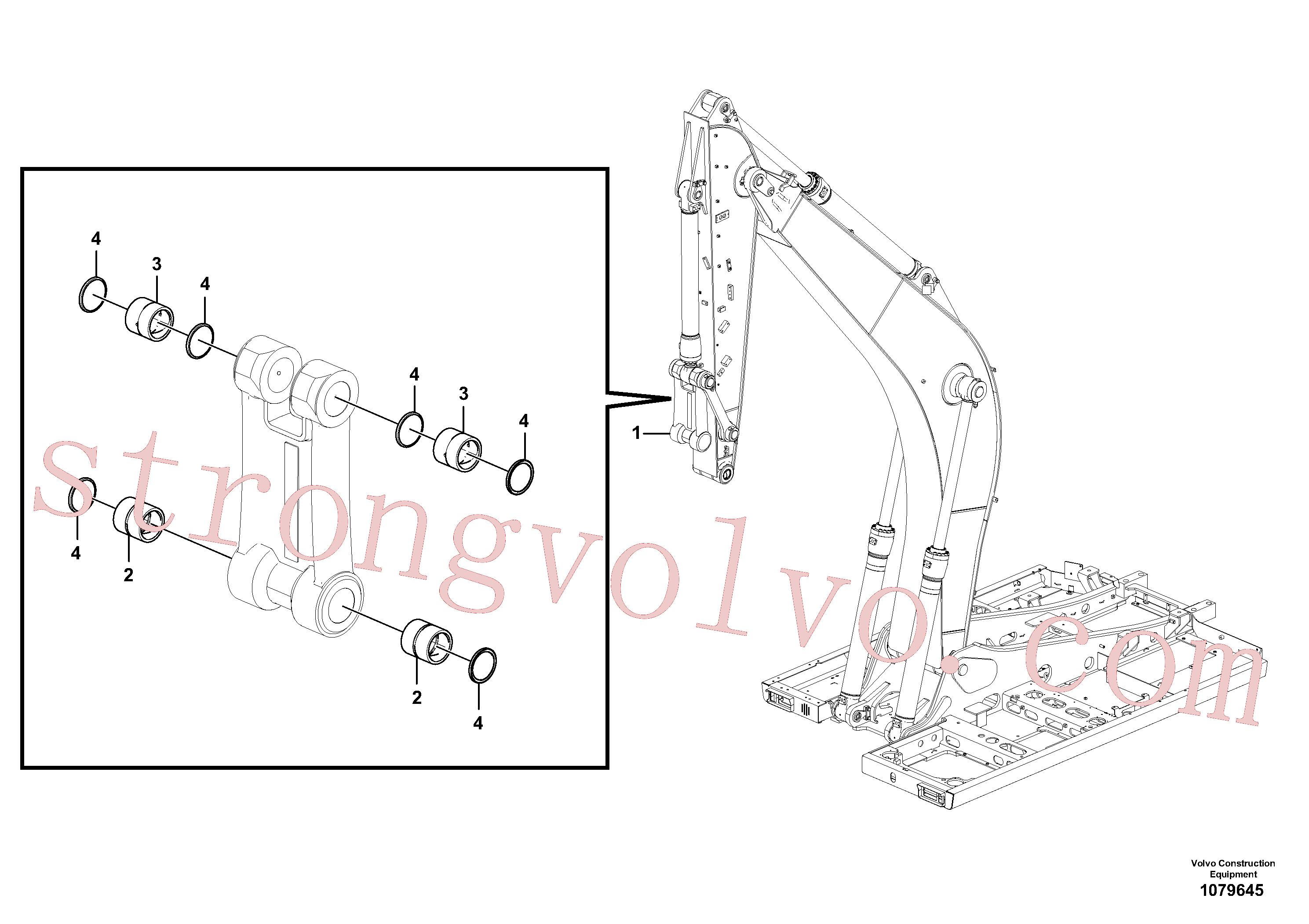 Volvo Montagem VOE14515613 Bucha Acessórios