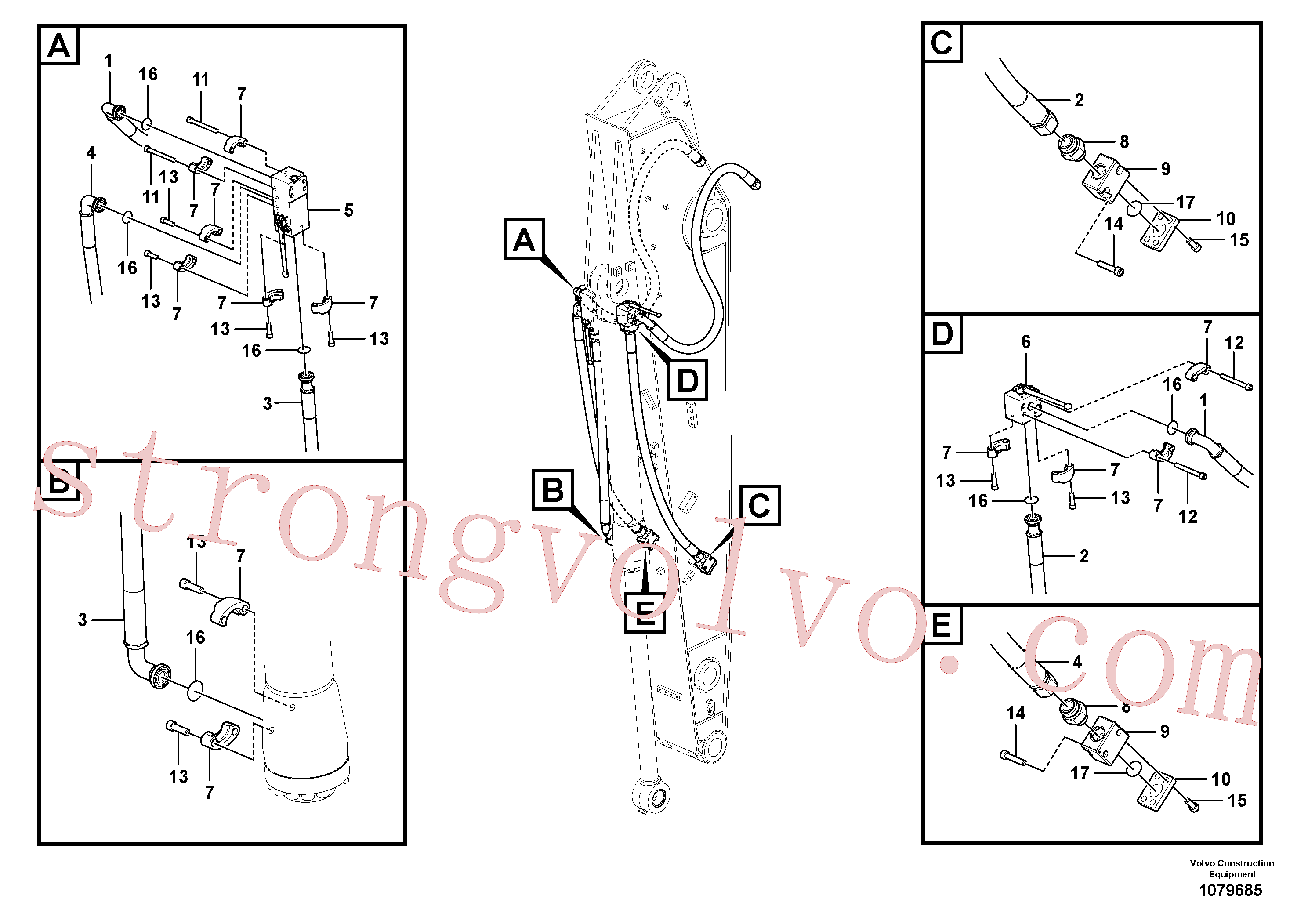 Atacado VOE997886 Parafuso soquete sext Volvo escavadeira