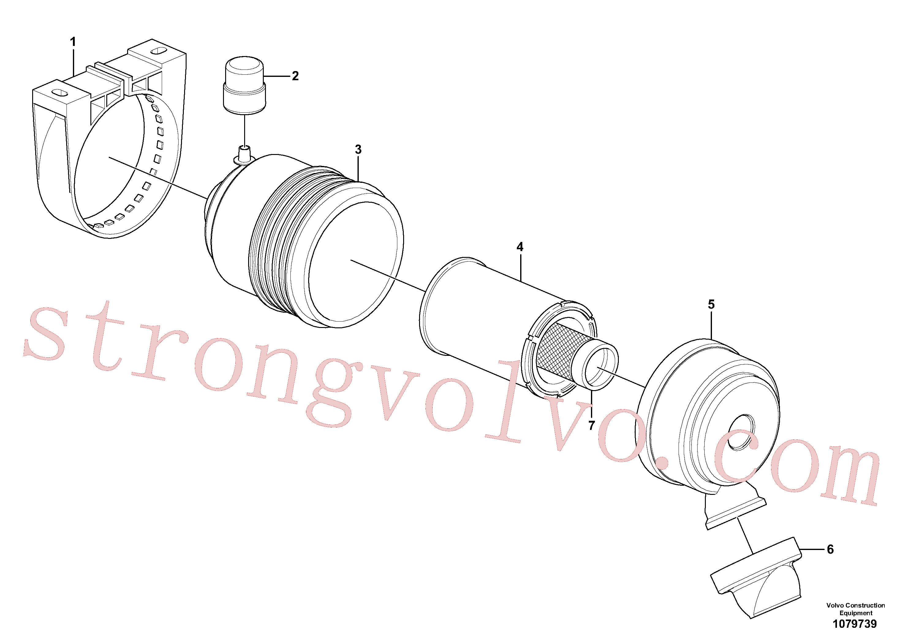 RM59497065 Volvo Filtro de ar(1079739 Montagem)