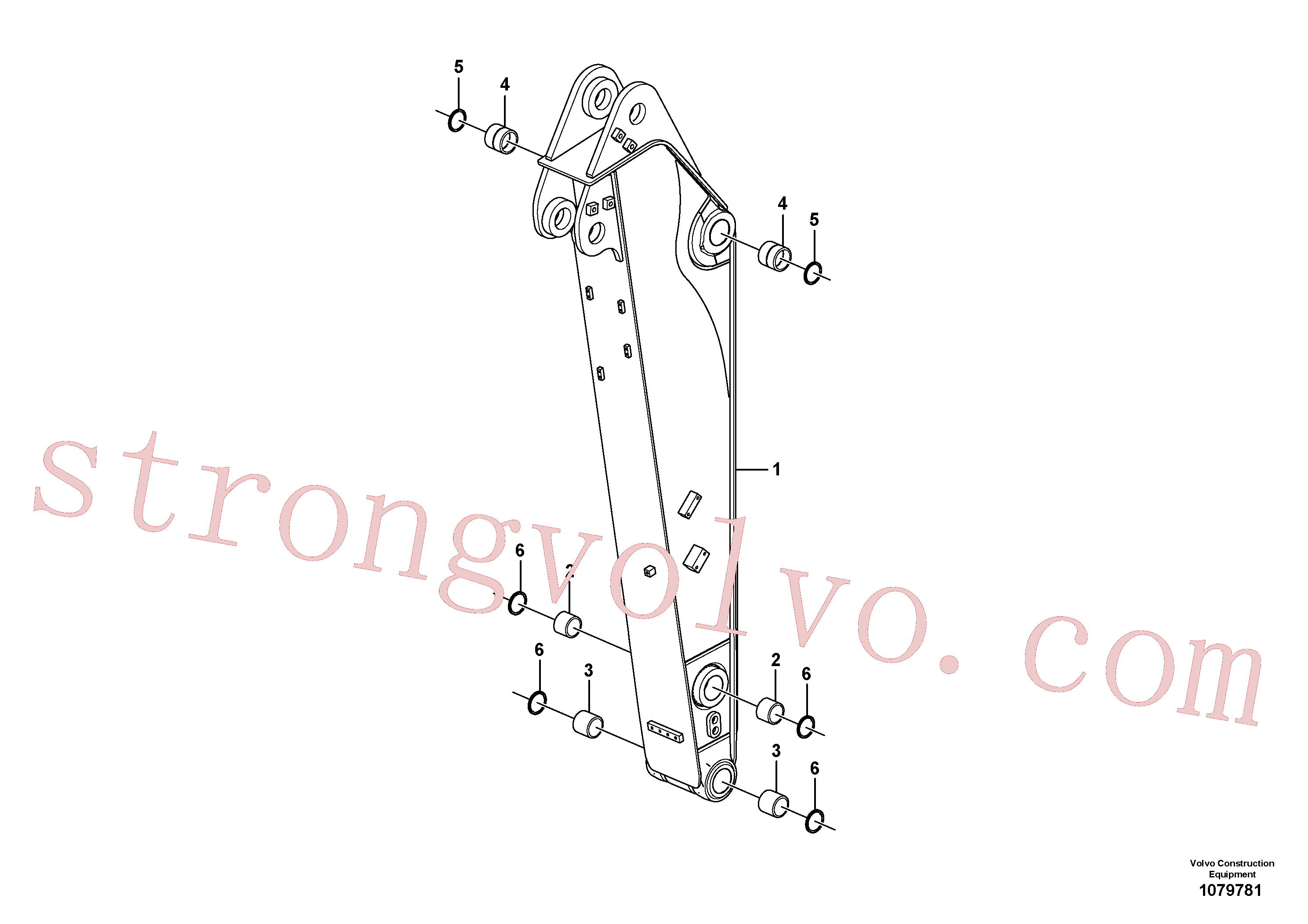 VOE14592984 Dipper Arm Volvo escavadeira