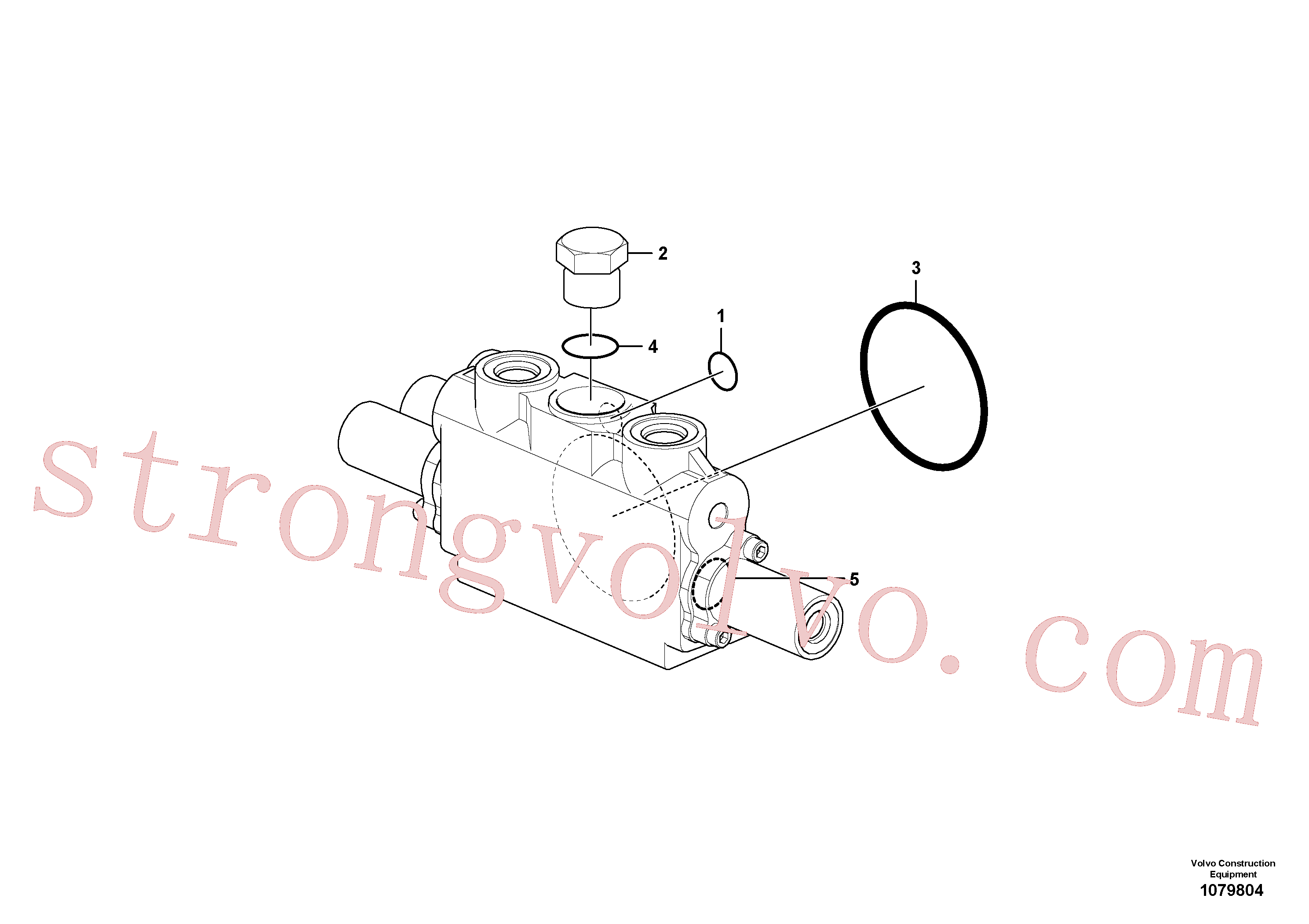 Volvo VOE14668634 Bujão Volvo Acessórios para escavadeira