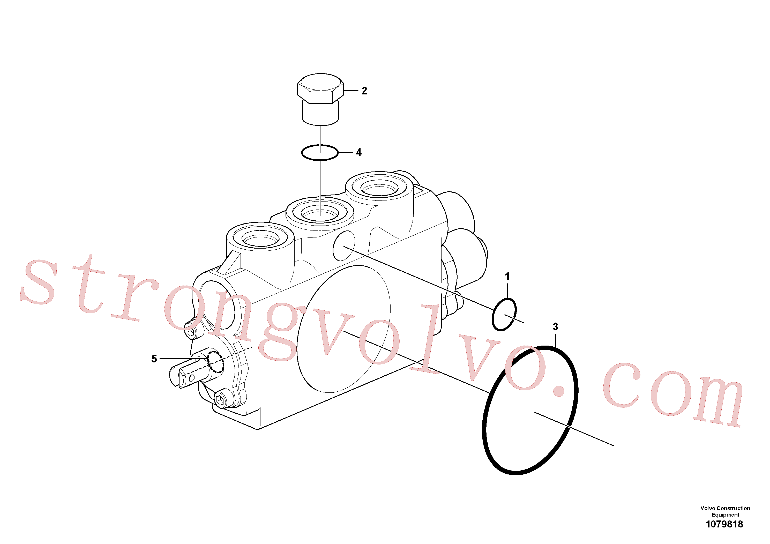 Atacado VOE14697576 Anel-o Volvo escavadeira