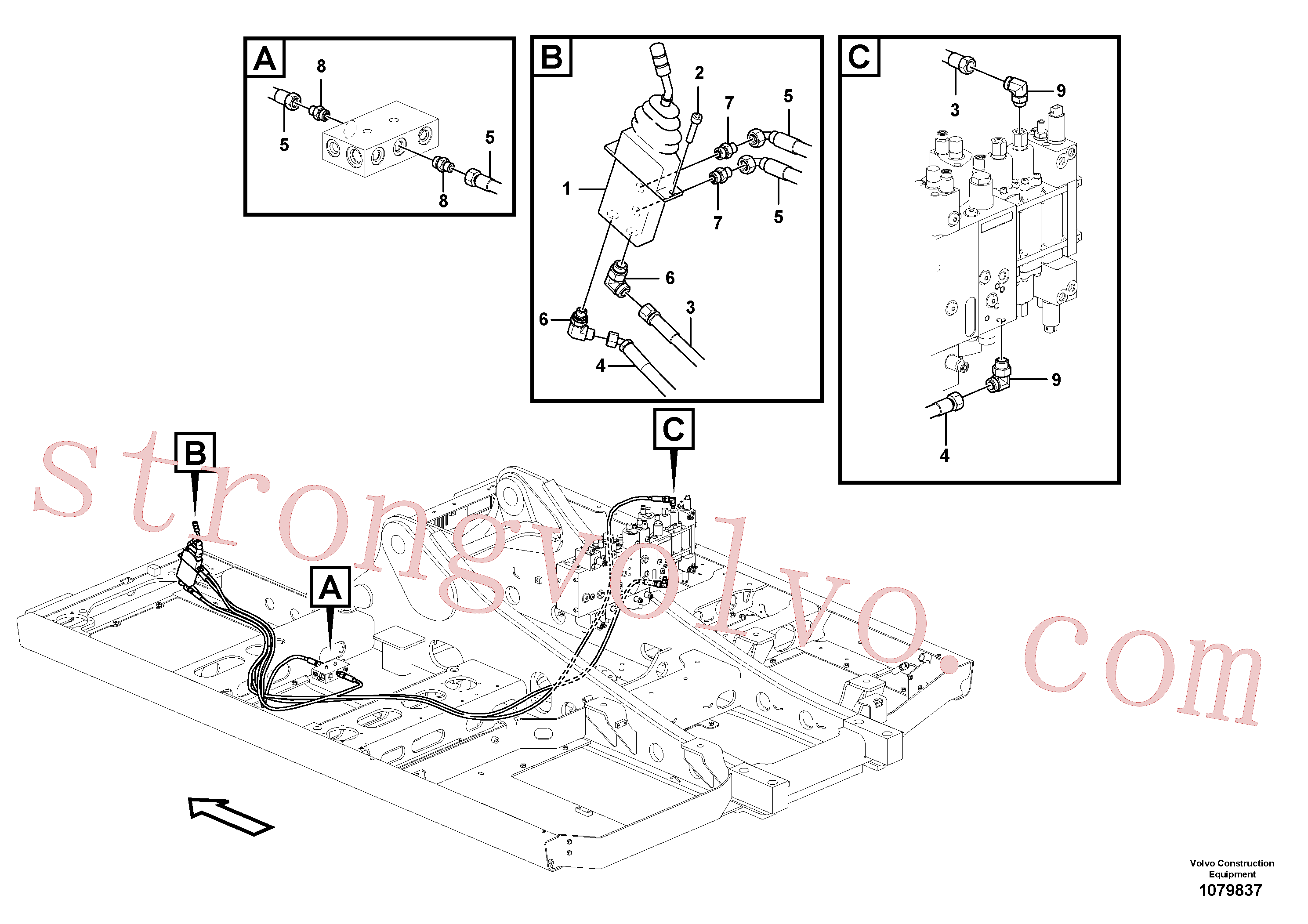 Volvo Montagem VOE15084452 Mangueira completa Acessórios
