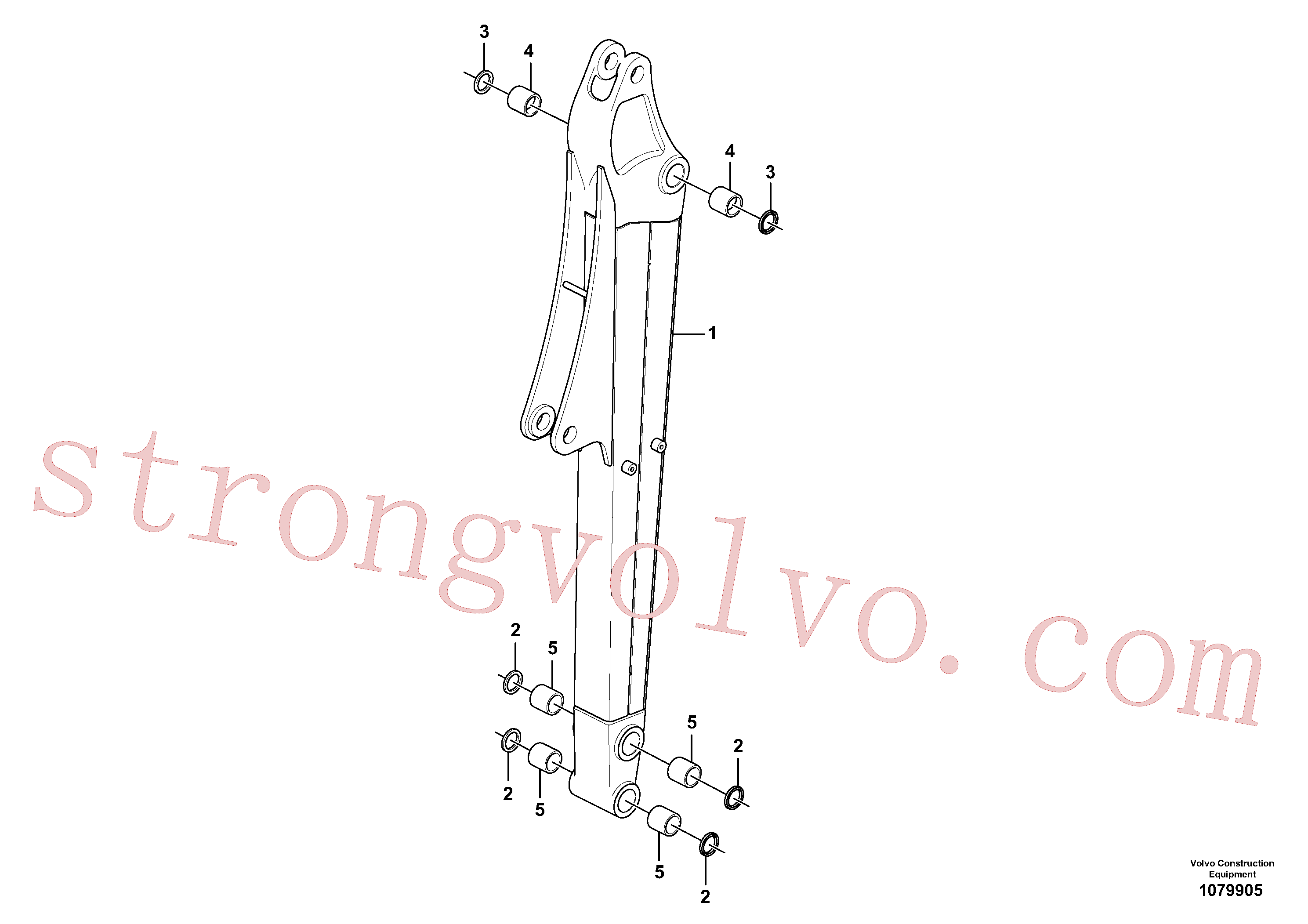 VOE11802250 Volvo Braço de afundamento(1079905 Montagem)