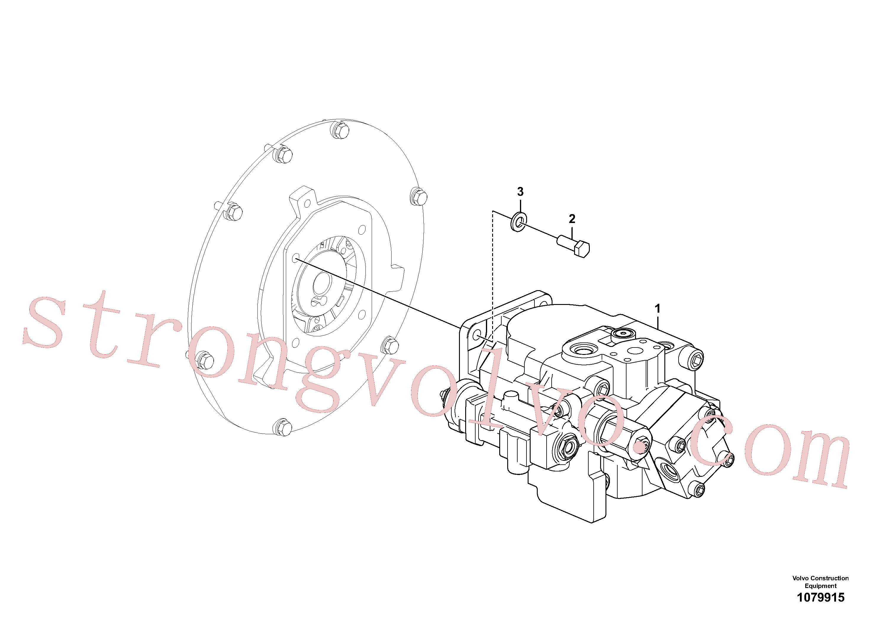 Volvo Acessórios para escavadeira VOE14694888 Bomba Acessórios