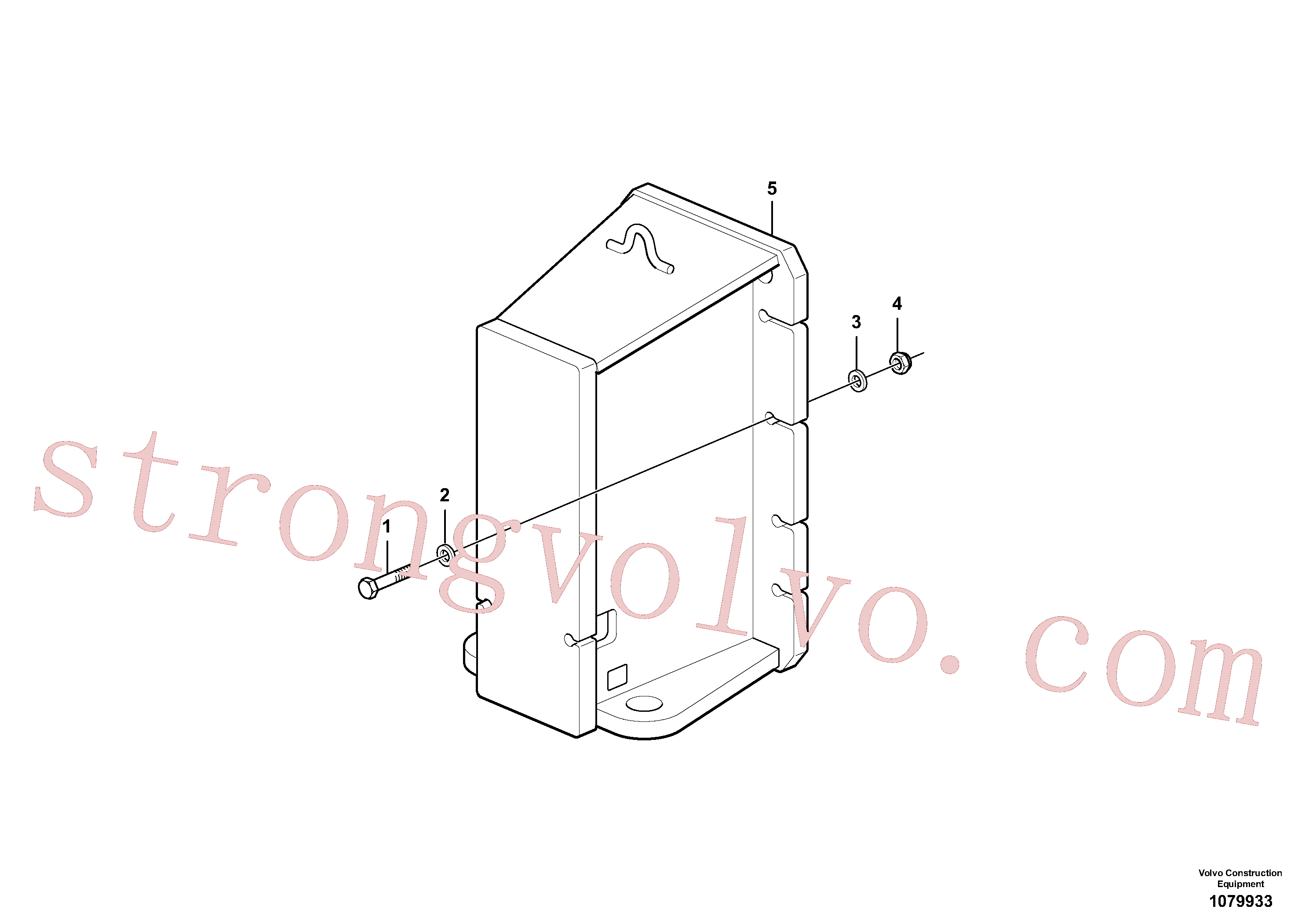 VOE961178 Volvo Bloco de empuxo(1079933 Montagem)