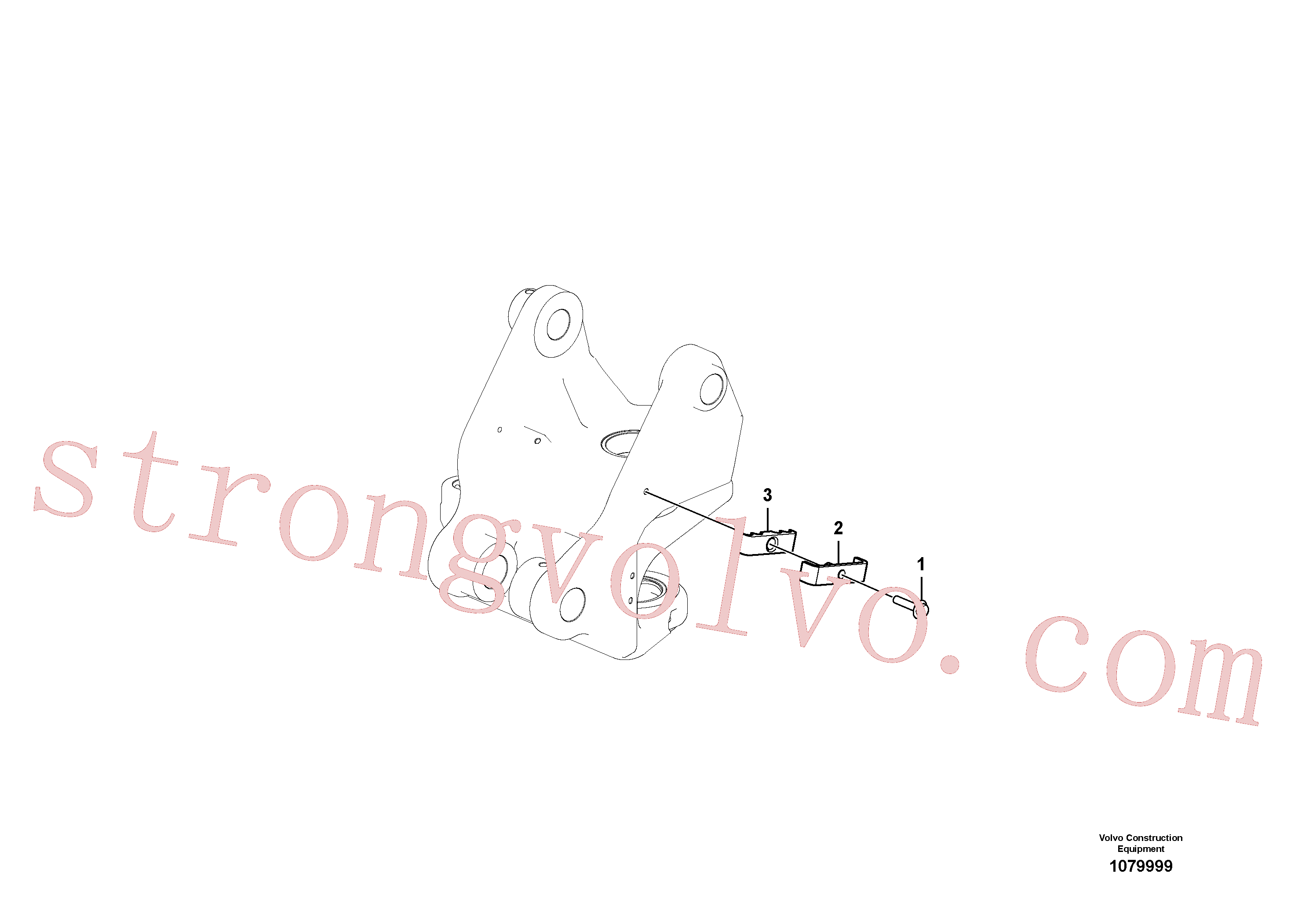 VOE14528852 Volvo Grampo(1079999 Montagem)