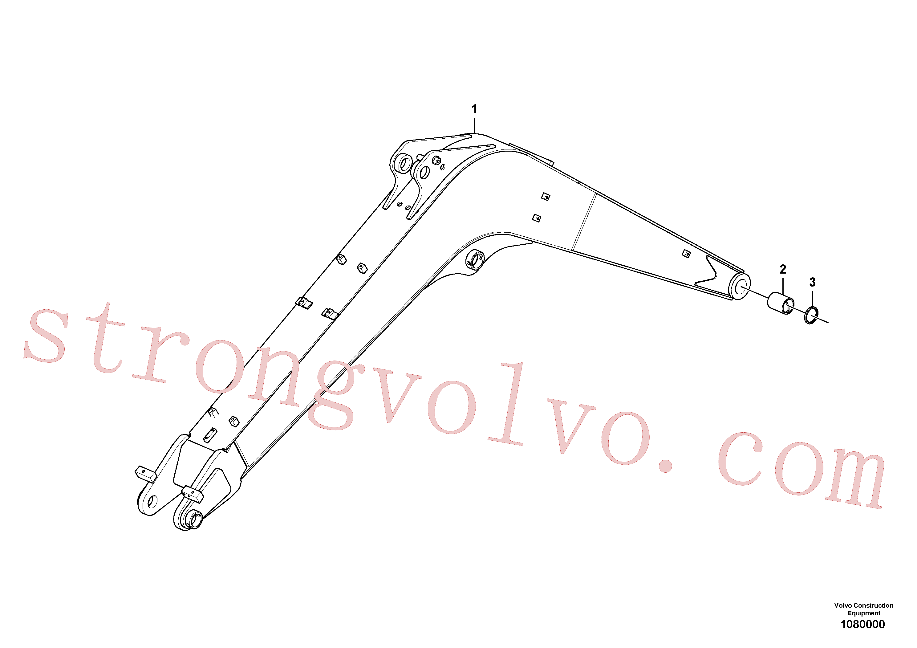 VOE14510771 Bushing Volvo escavadeira