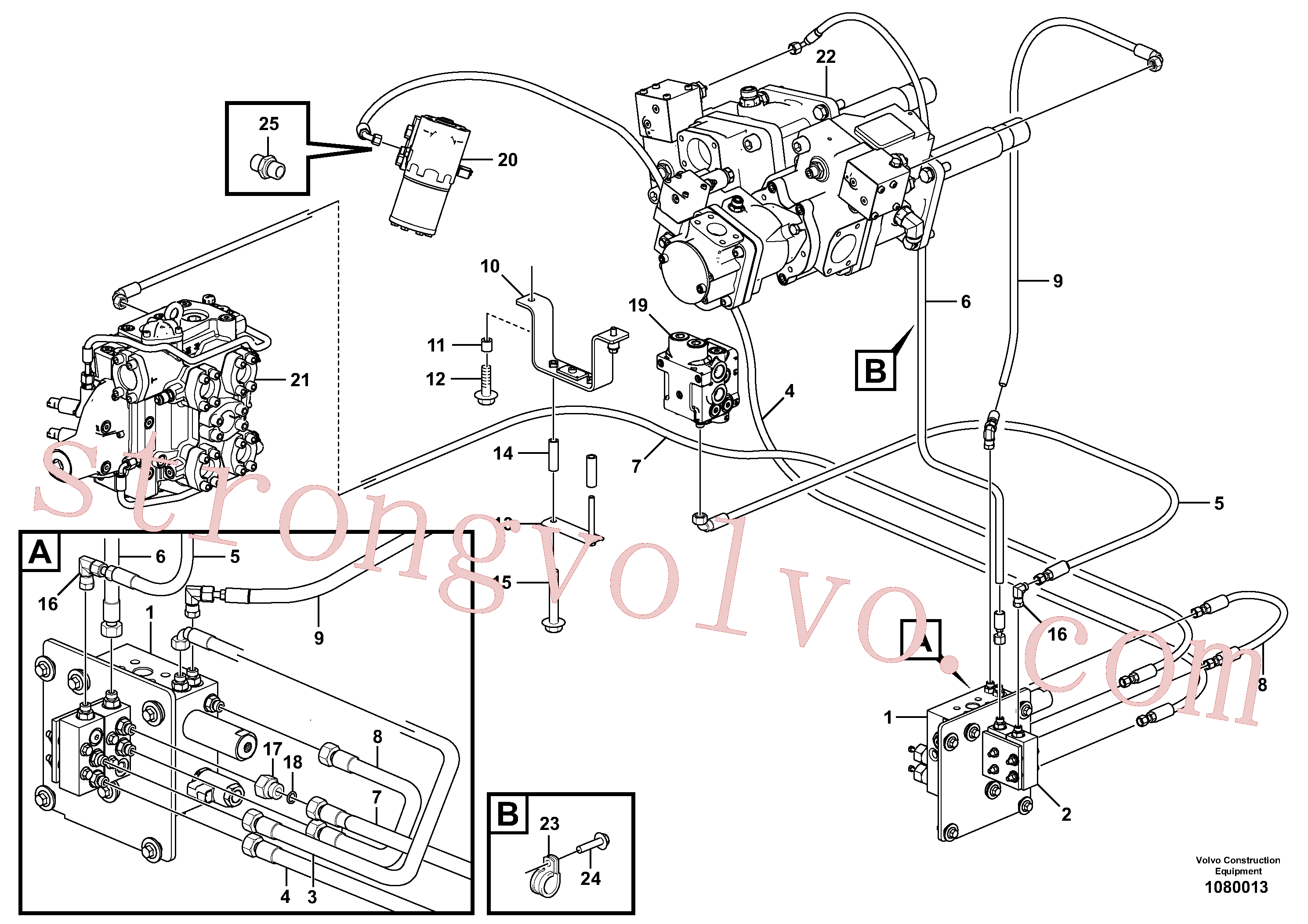 VOE11411882 Volvo Linha de detecção de carga(1080013 Montagem)