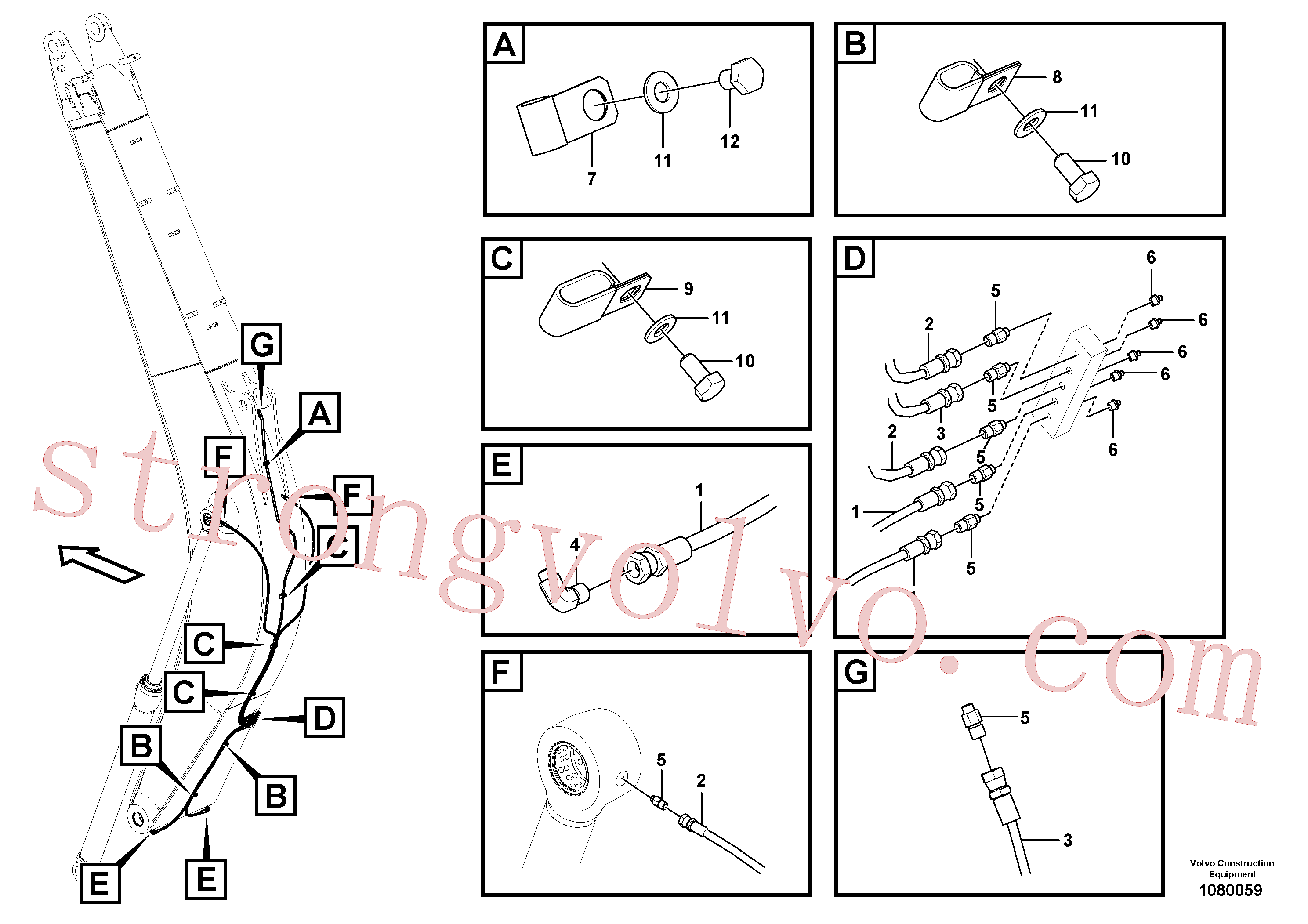 Volvo Montagem VOE14880665 Mangueira completa Acessórios