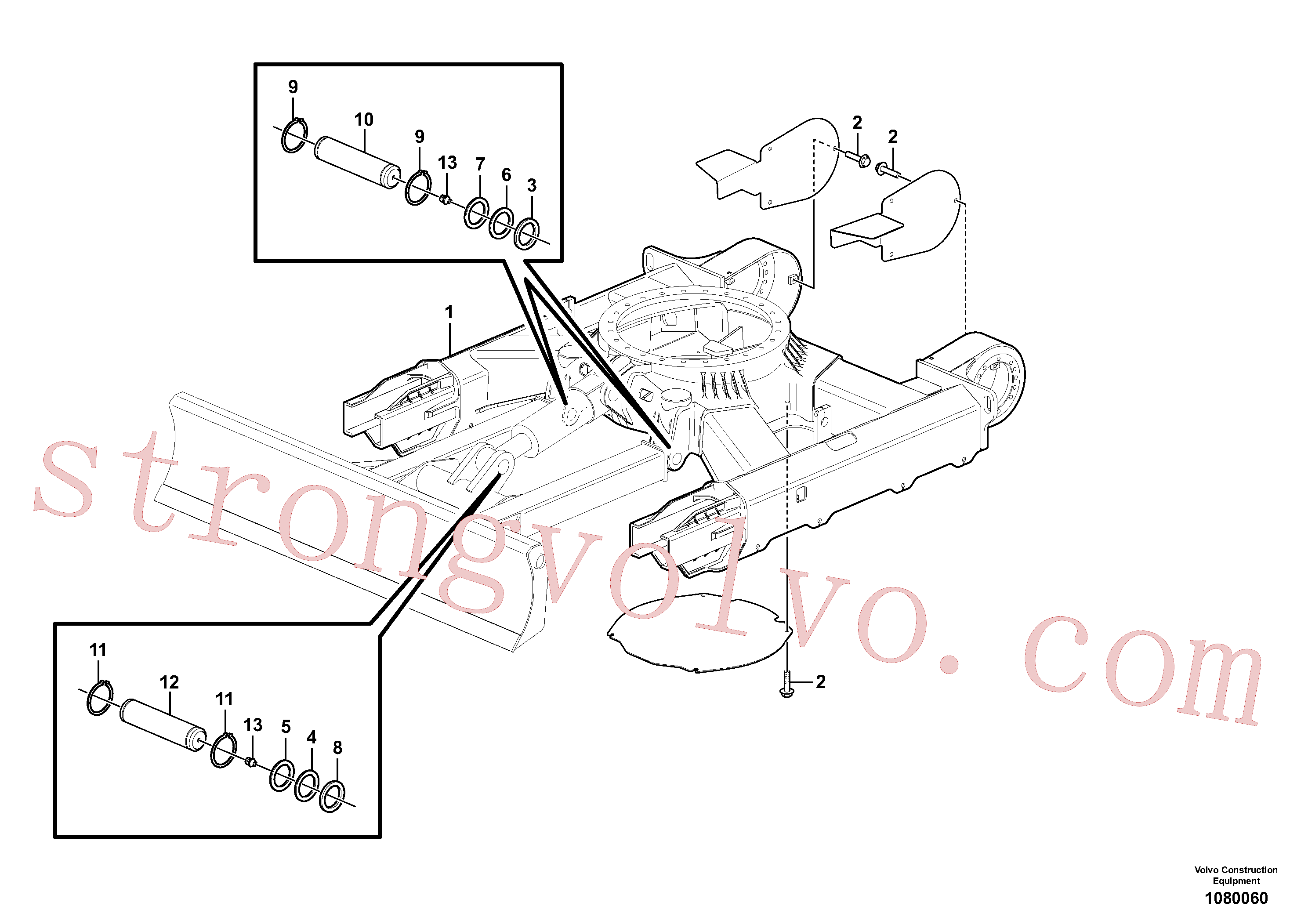 VOE11802529 Volvo Substrutura(1080060 Montagem)