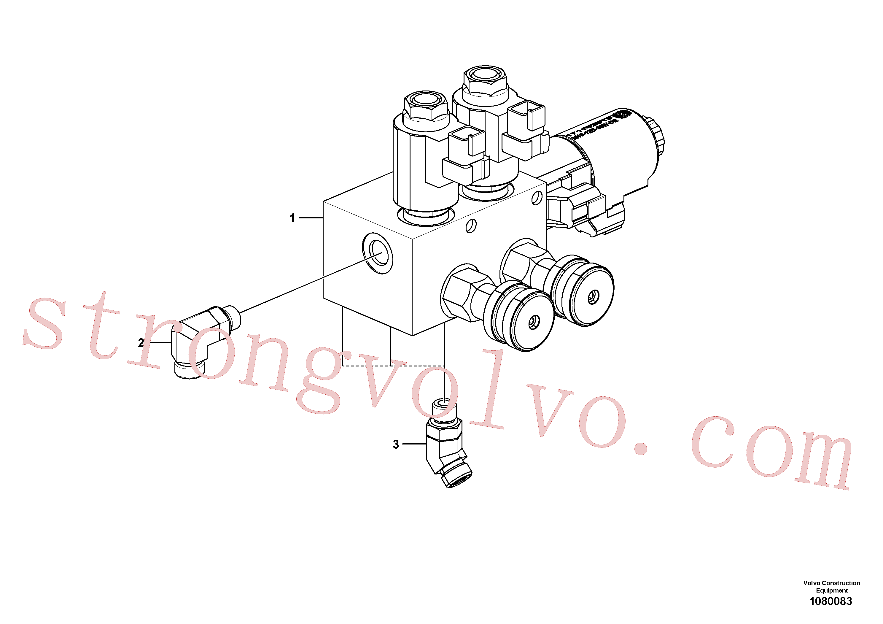 Volvo Montagem VOE14655327 Tubo Acessórios