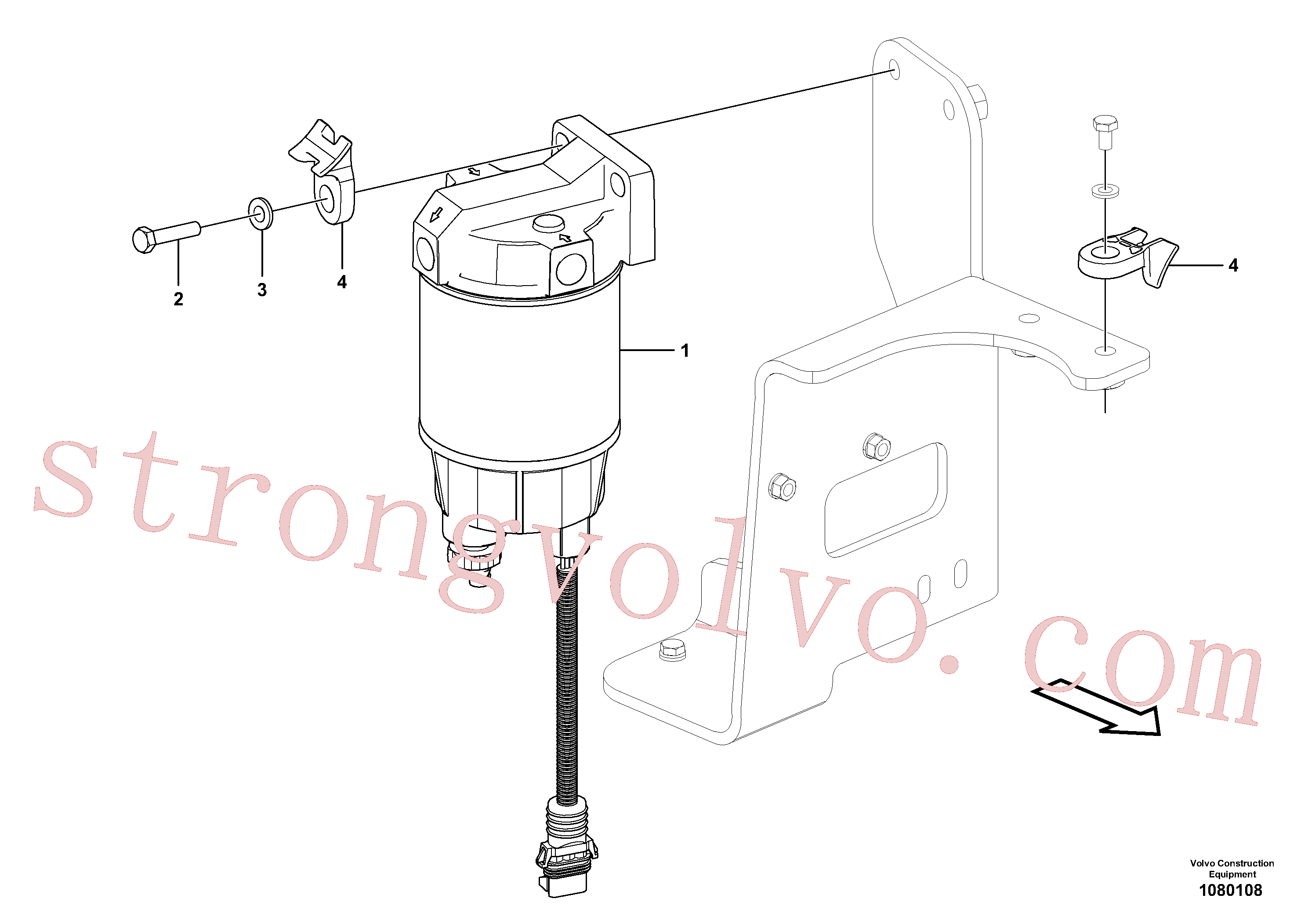 RM96713979 Volvo Separador de água(1080108 Montagem)