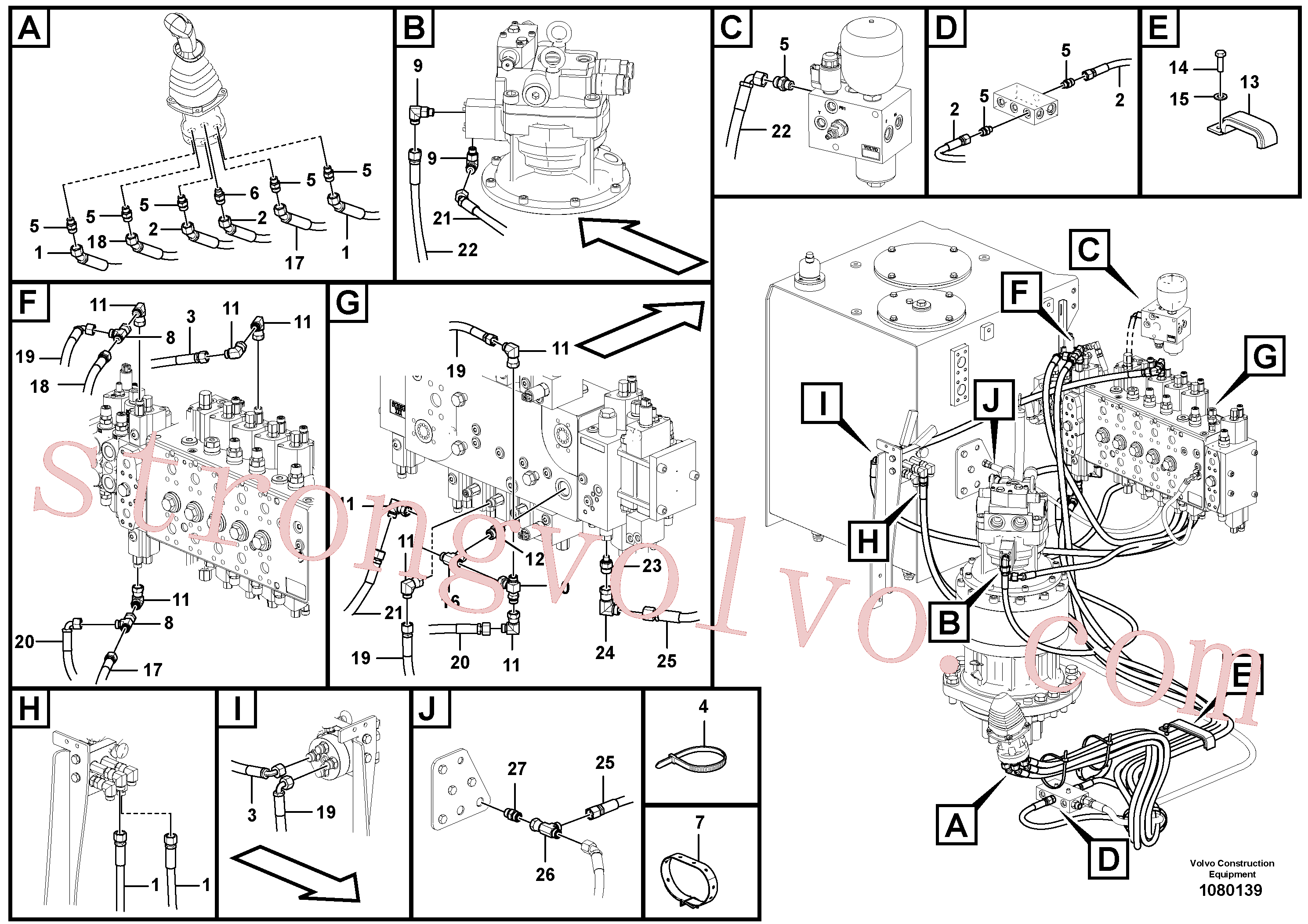 Volvo Montagem VOE15167158 Rockmaster/1SC Acessórios
