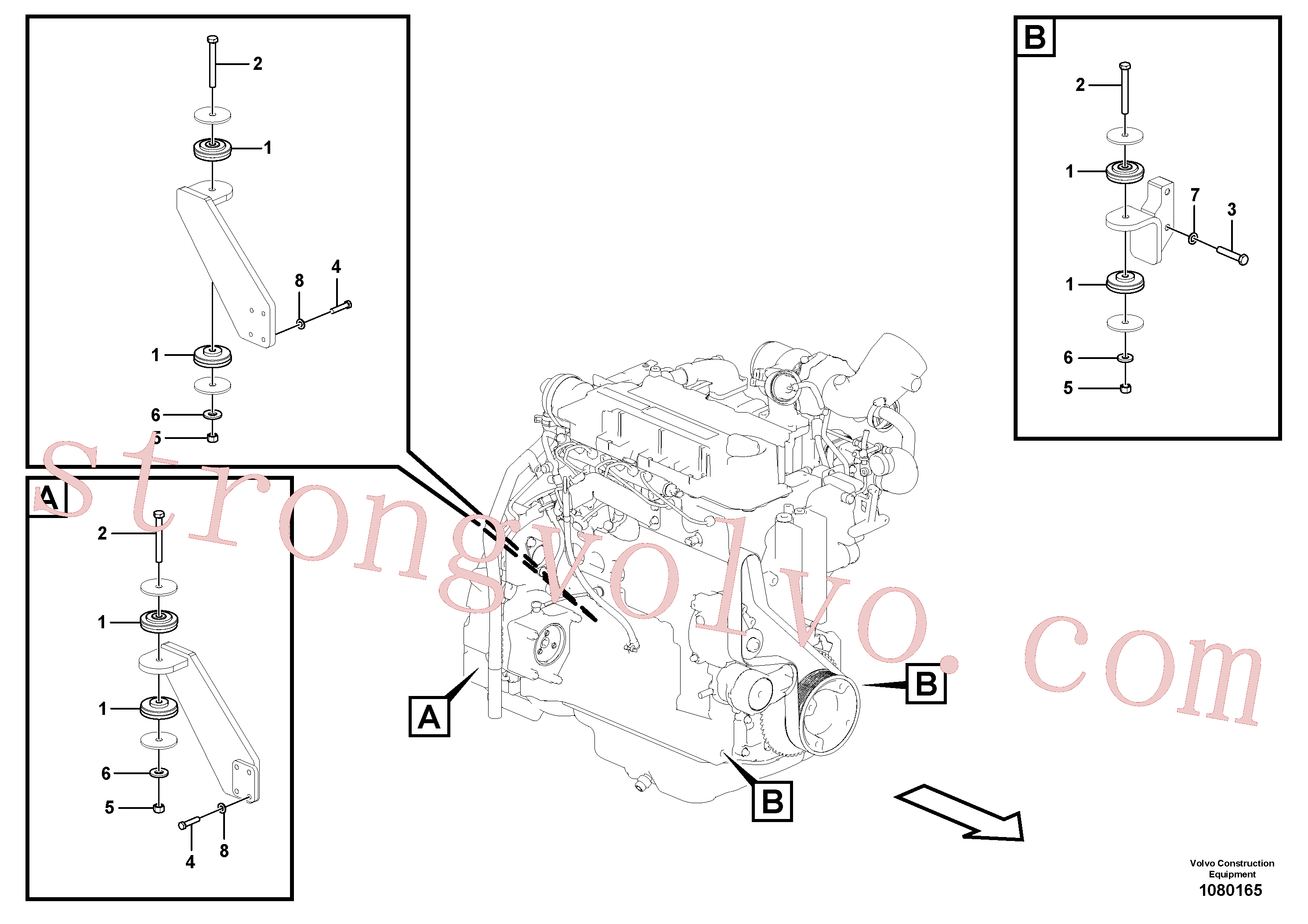 Atacado RM96721626 Parafuso sextavado Volvo escavadeira