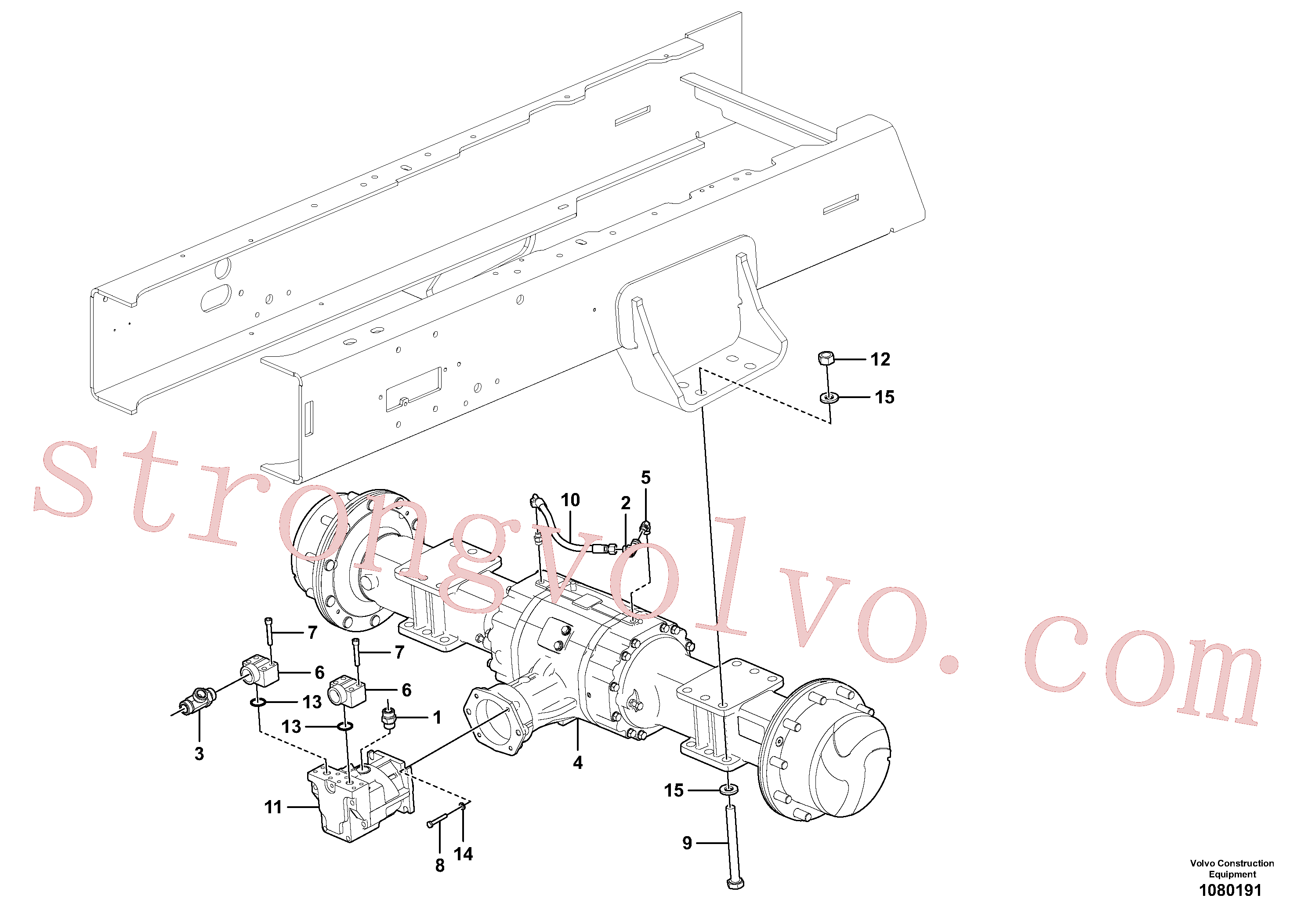 RM13157797 Volvo Instalação do eixo(1080191 Montagem)