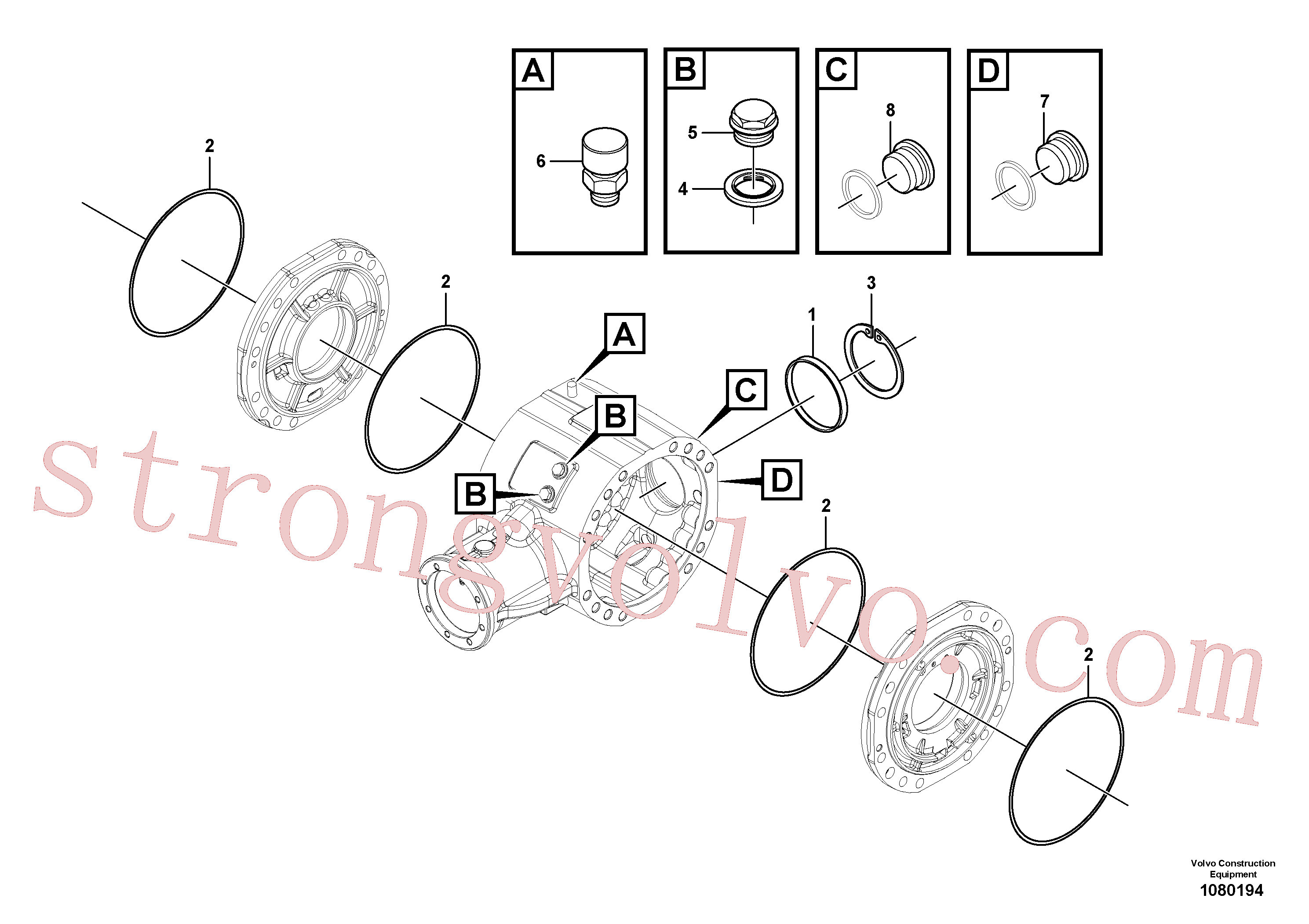 VOE11706882 Volvo Caixa(1080194 Montagem)