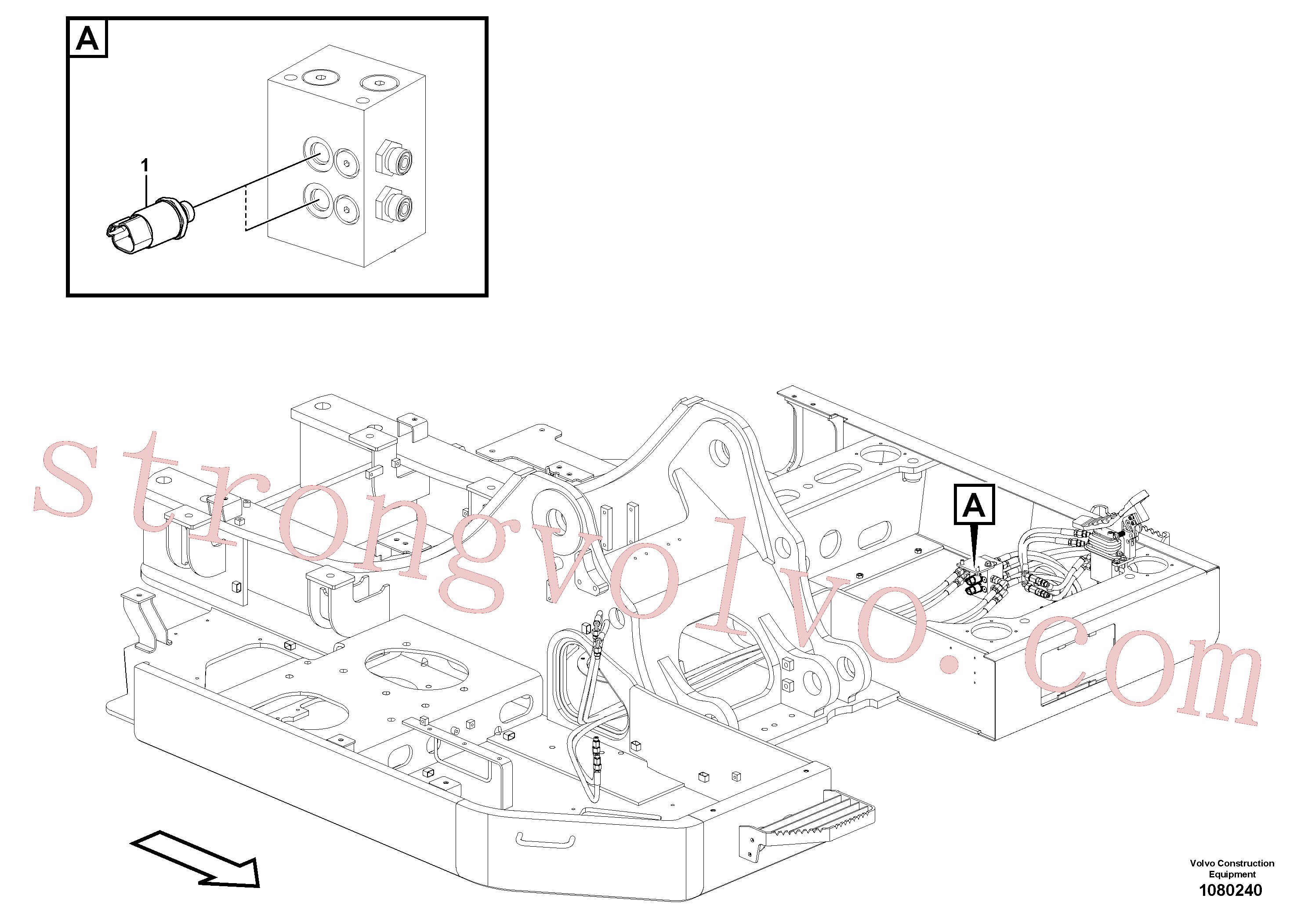 VOE17203744 Volvo Sensor eléctrico(1080240 Montagem)
