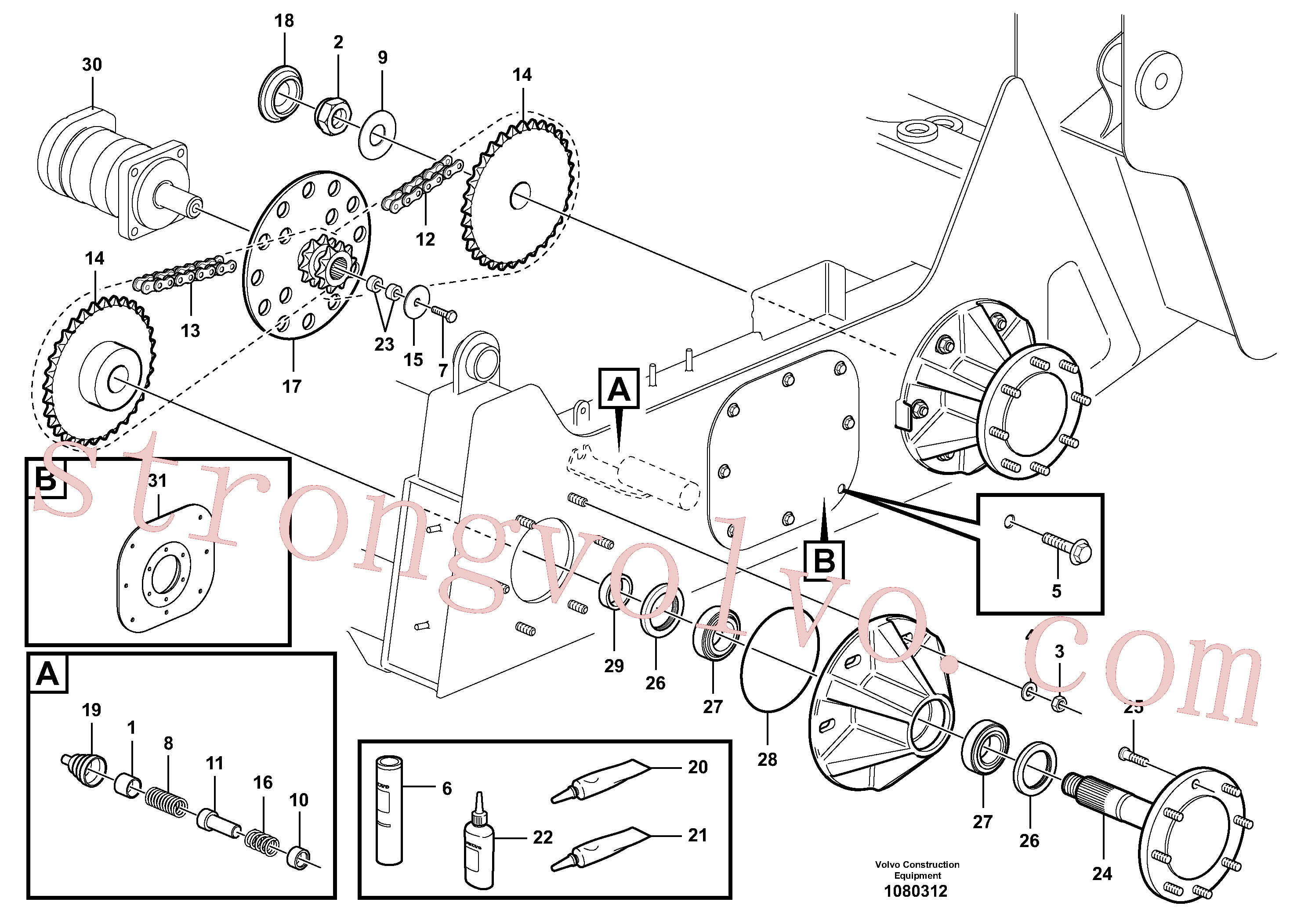 Atacado VOE11842233 Adesivo Volvo escavadeira