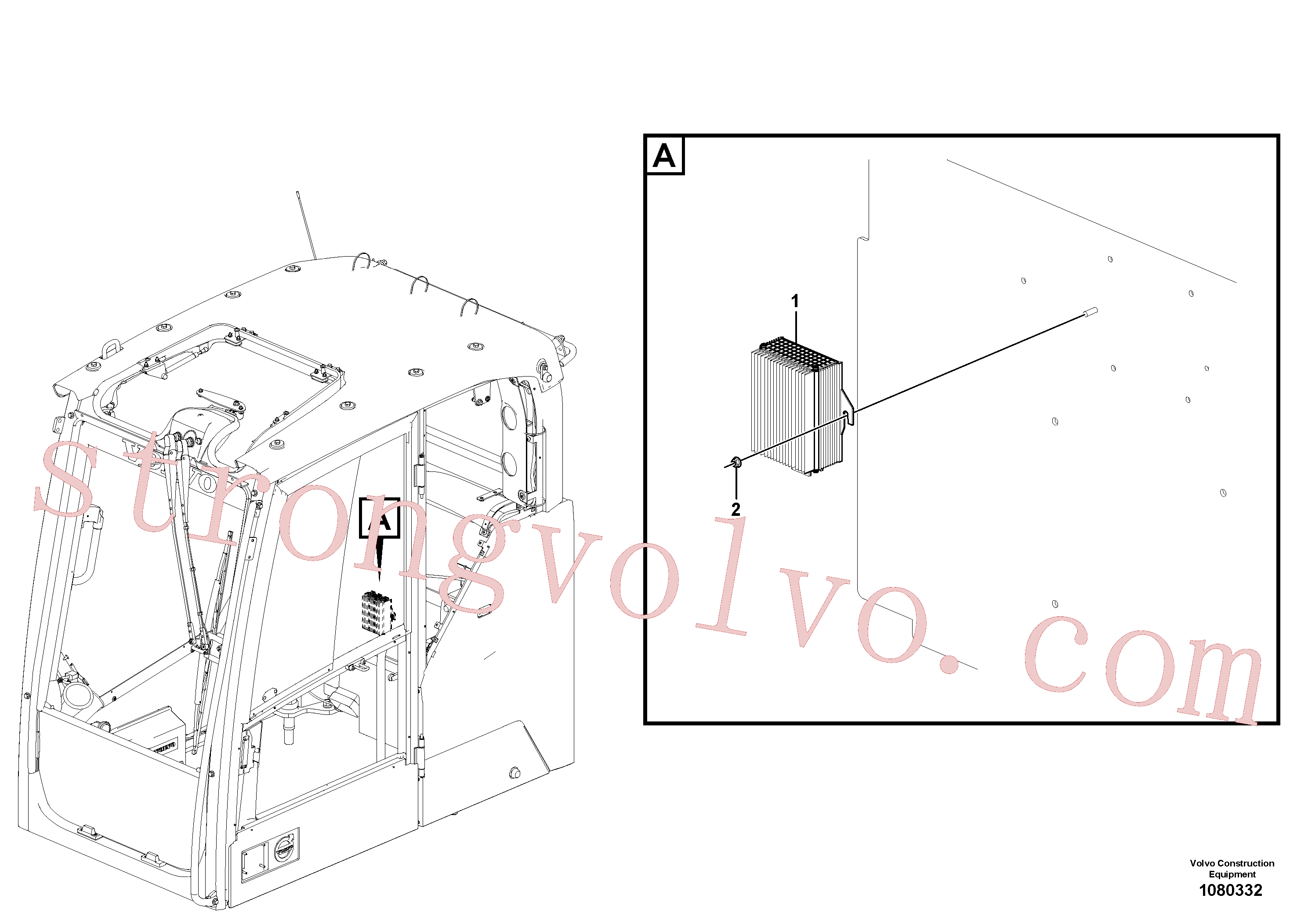 VOE20724977 Volvo Conversor de tensão(1080332 Montagem)