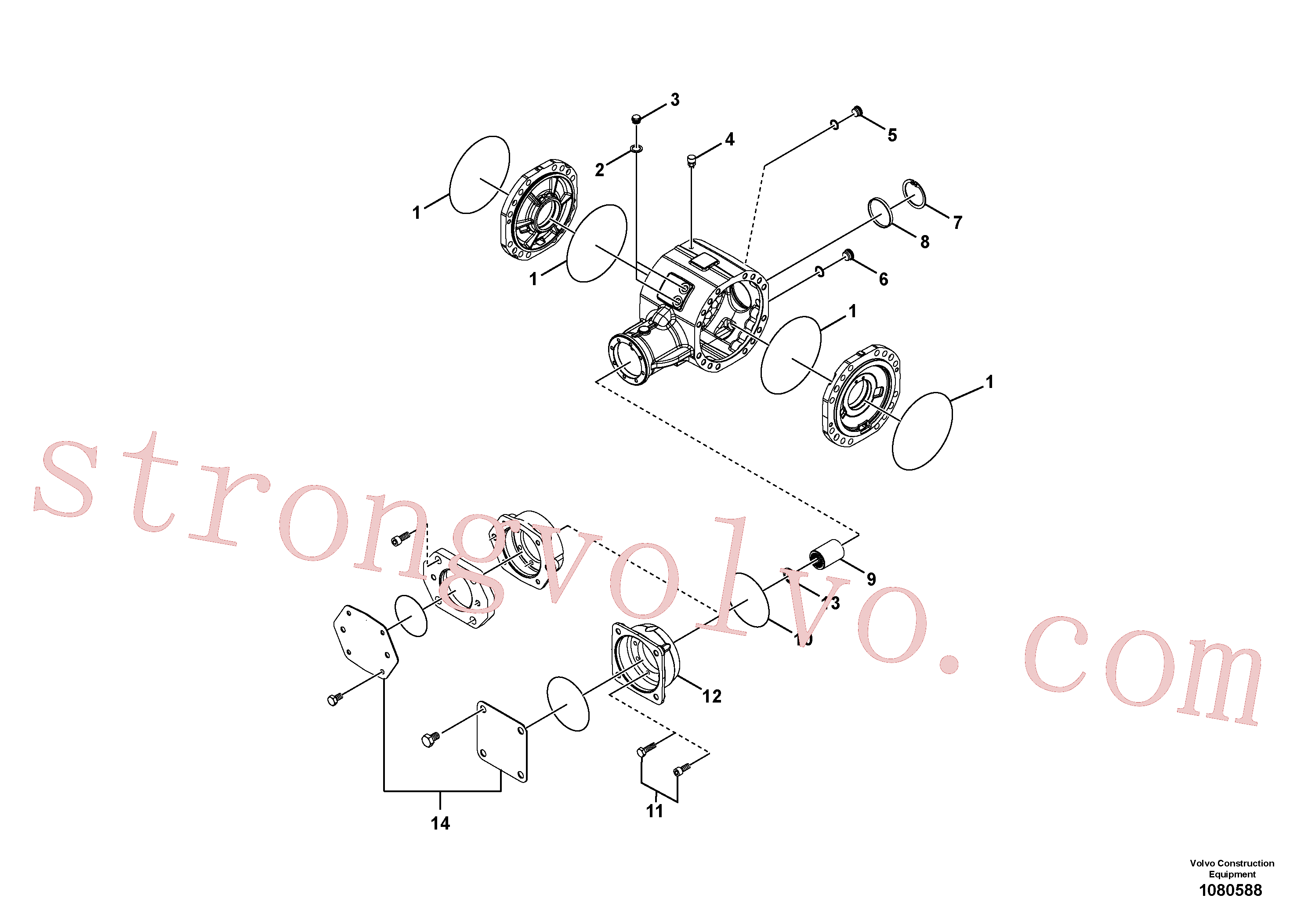 RM58916628 Volvo Eixo(1080588 Montagem)