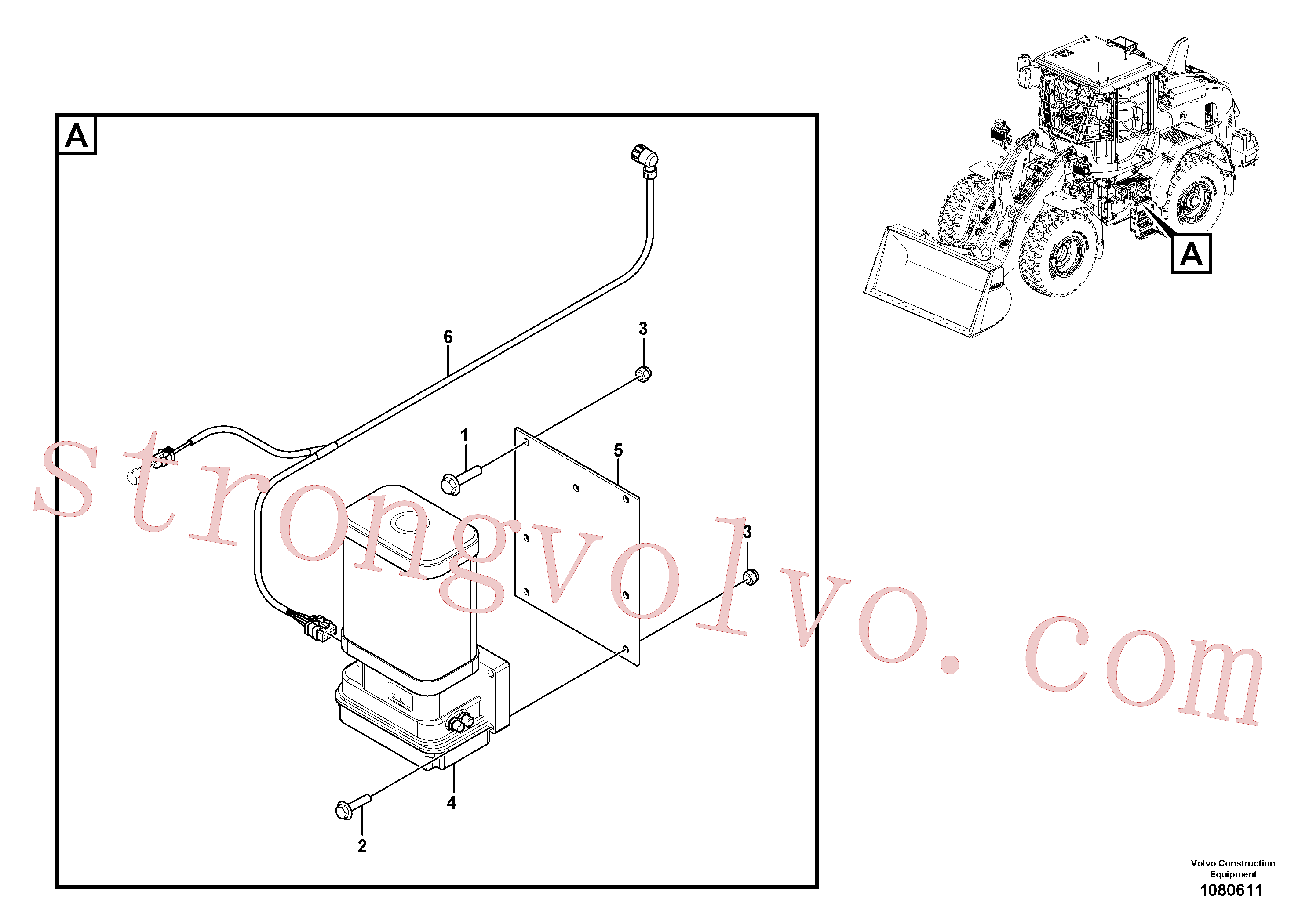 VOE994386 Volvo Bomba com acessórios(1080611 Montagem)