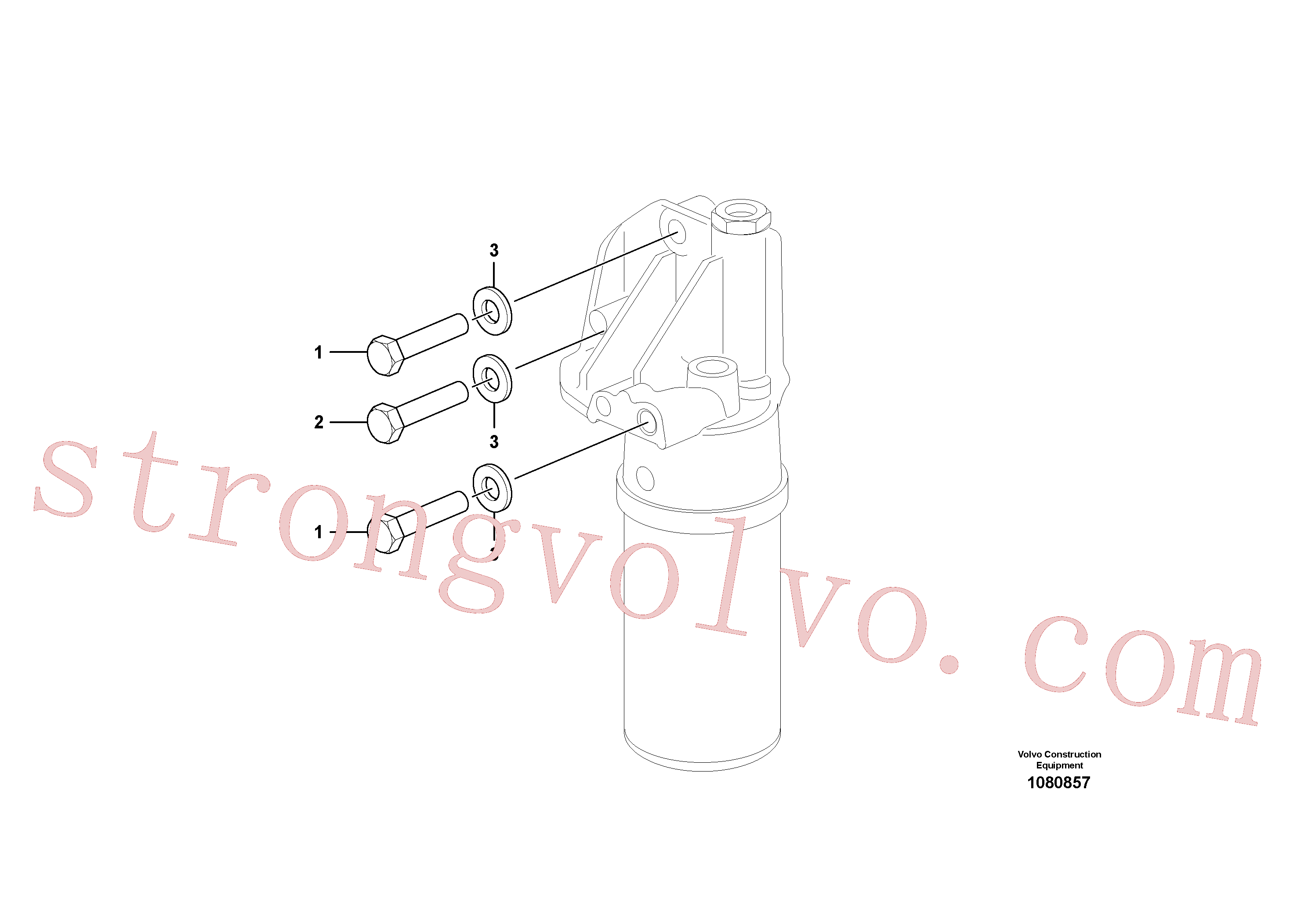 VOE997426 Volvo Filtro de combustível(1080857 Montagem)
