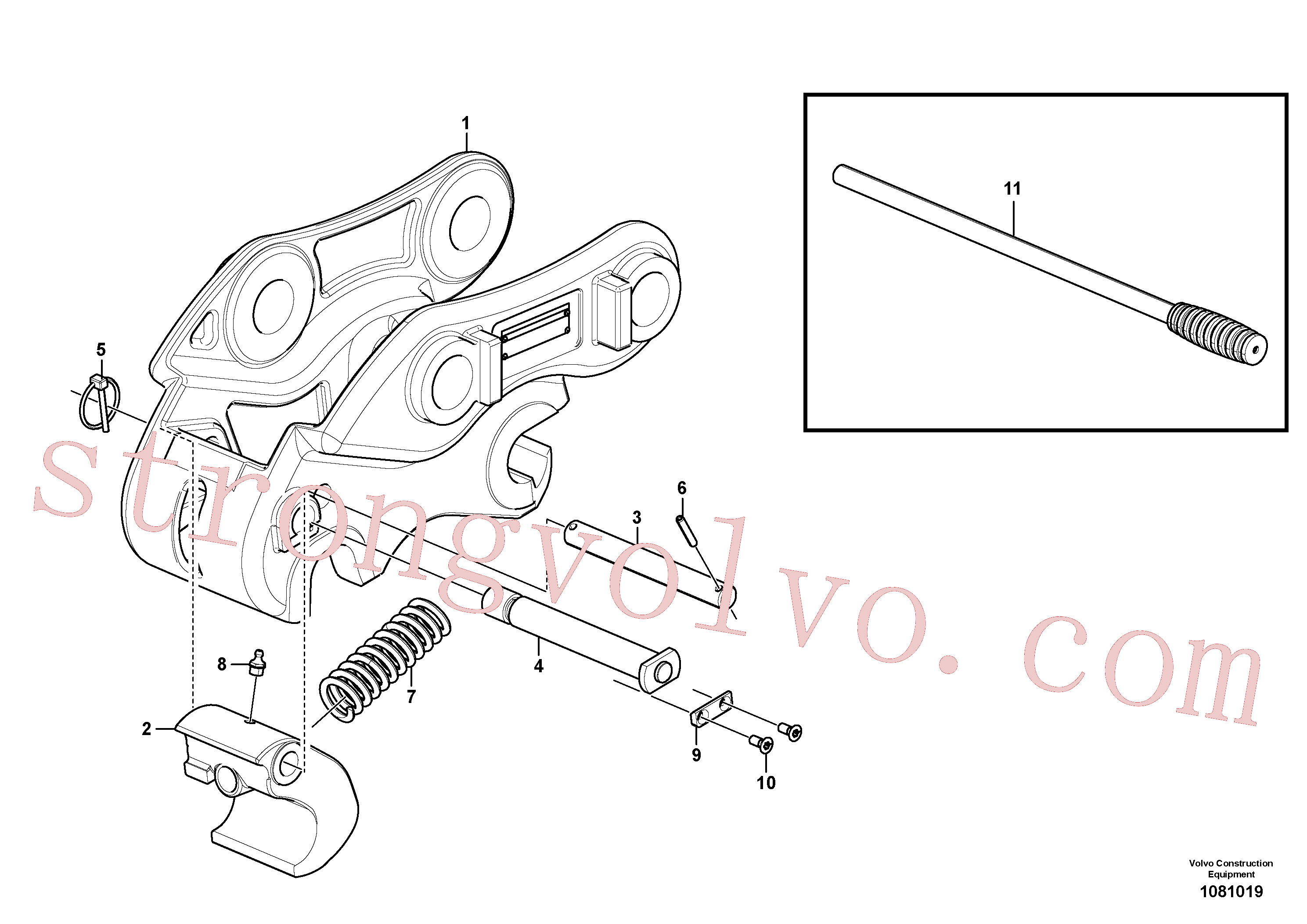 VOE15626831 Volvo Quickfit, mecânico(1081019 Montagem)