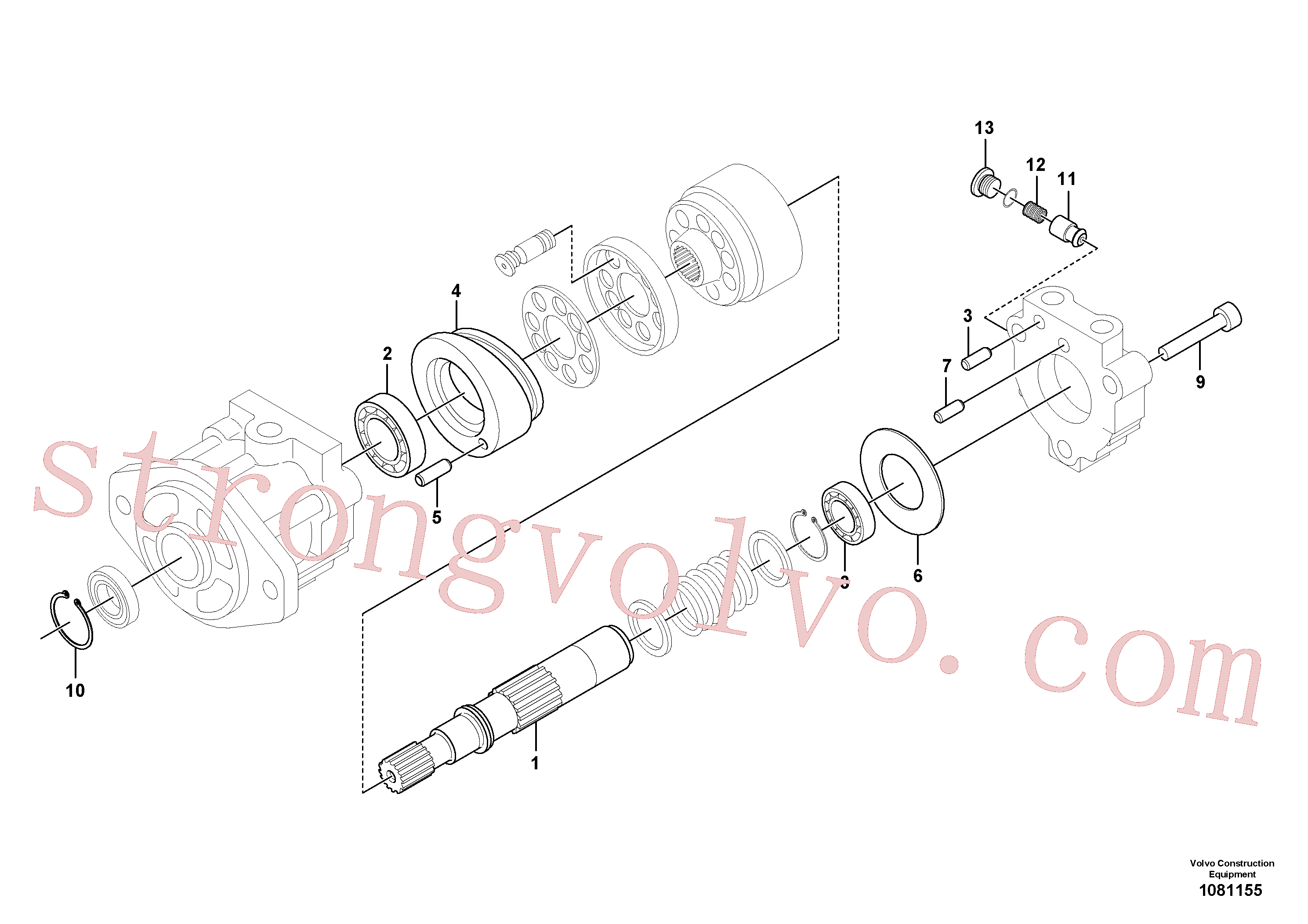 Atacado VOE14542956 Parafuso Volvo escavadeira