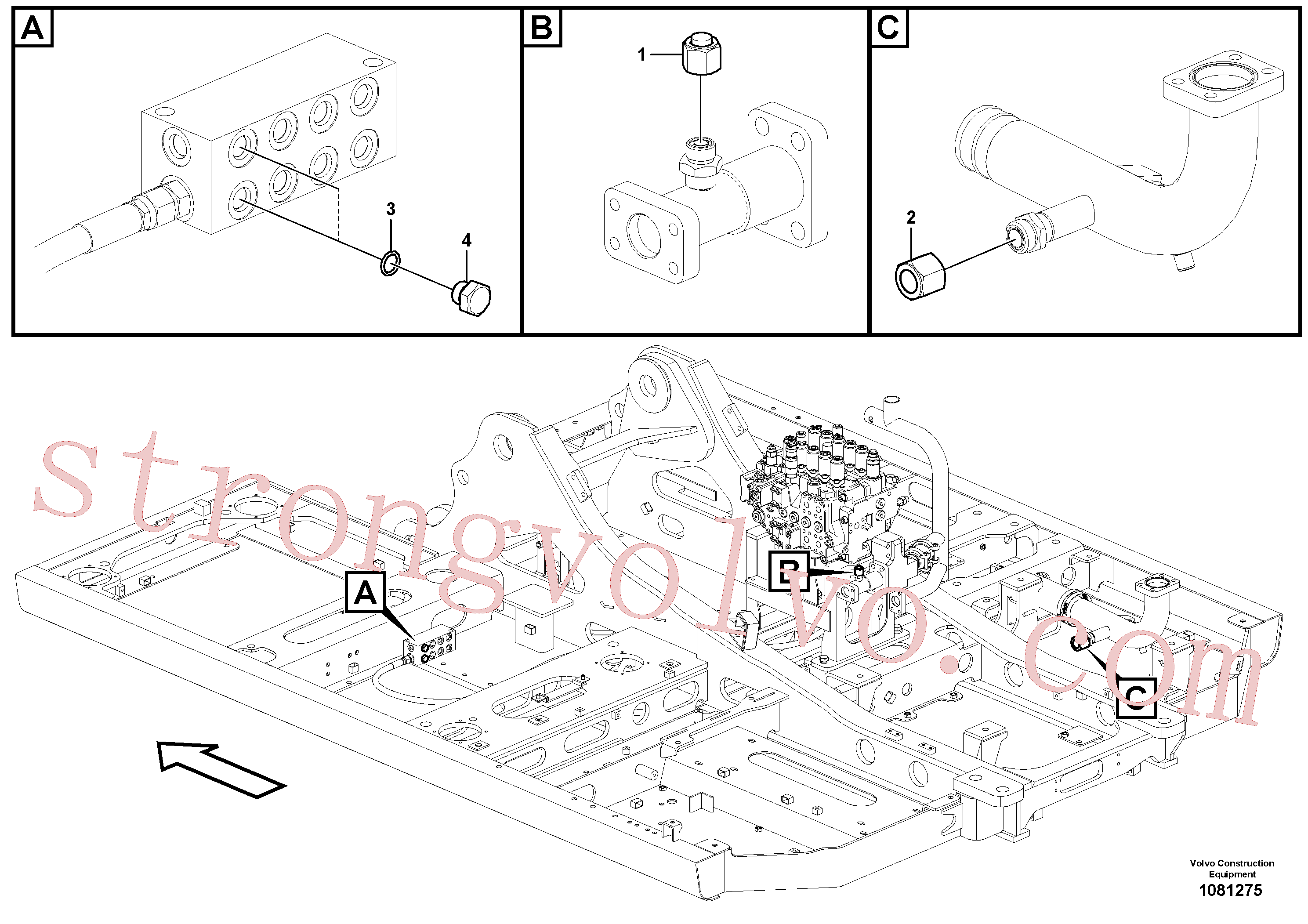 VOE13933852 Bujão Inscreva-se para Volvo Acessórios para escavadeira