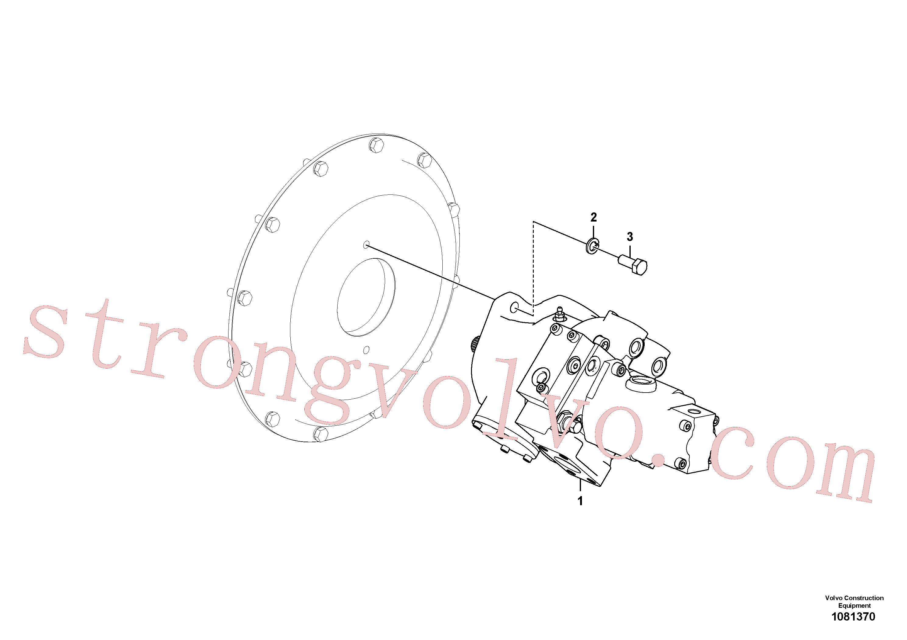Atacado VOE14694294 Bomba Volvo escavadeira