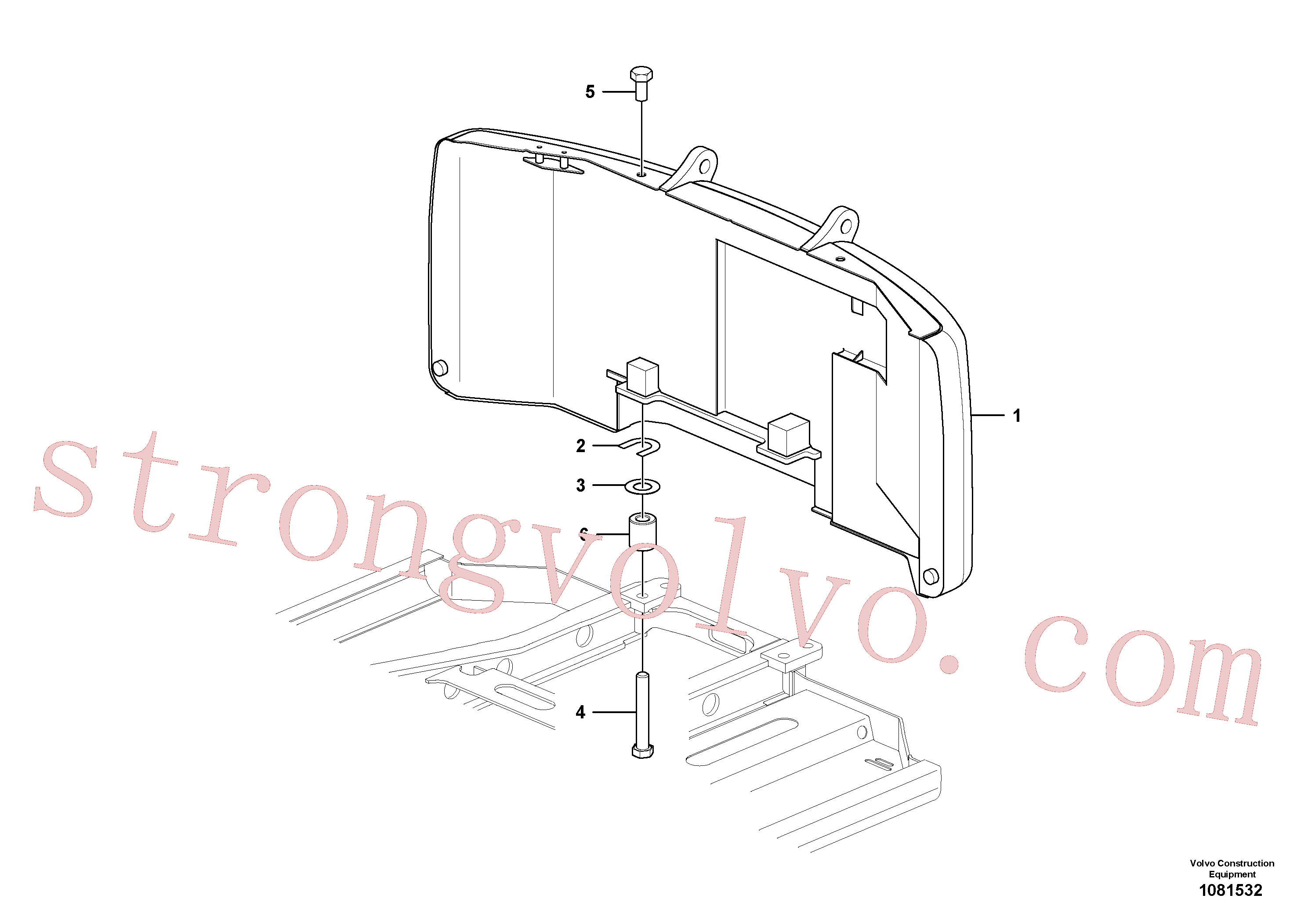 SA9011-12406 Volvo Contrapesos(1081532 Montagem)