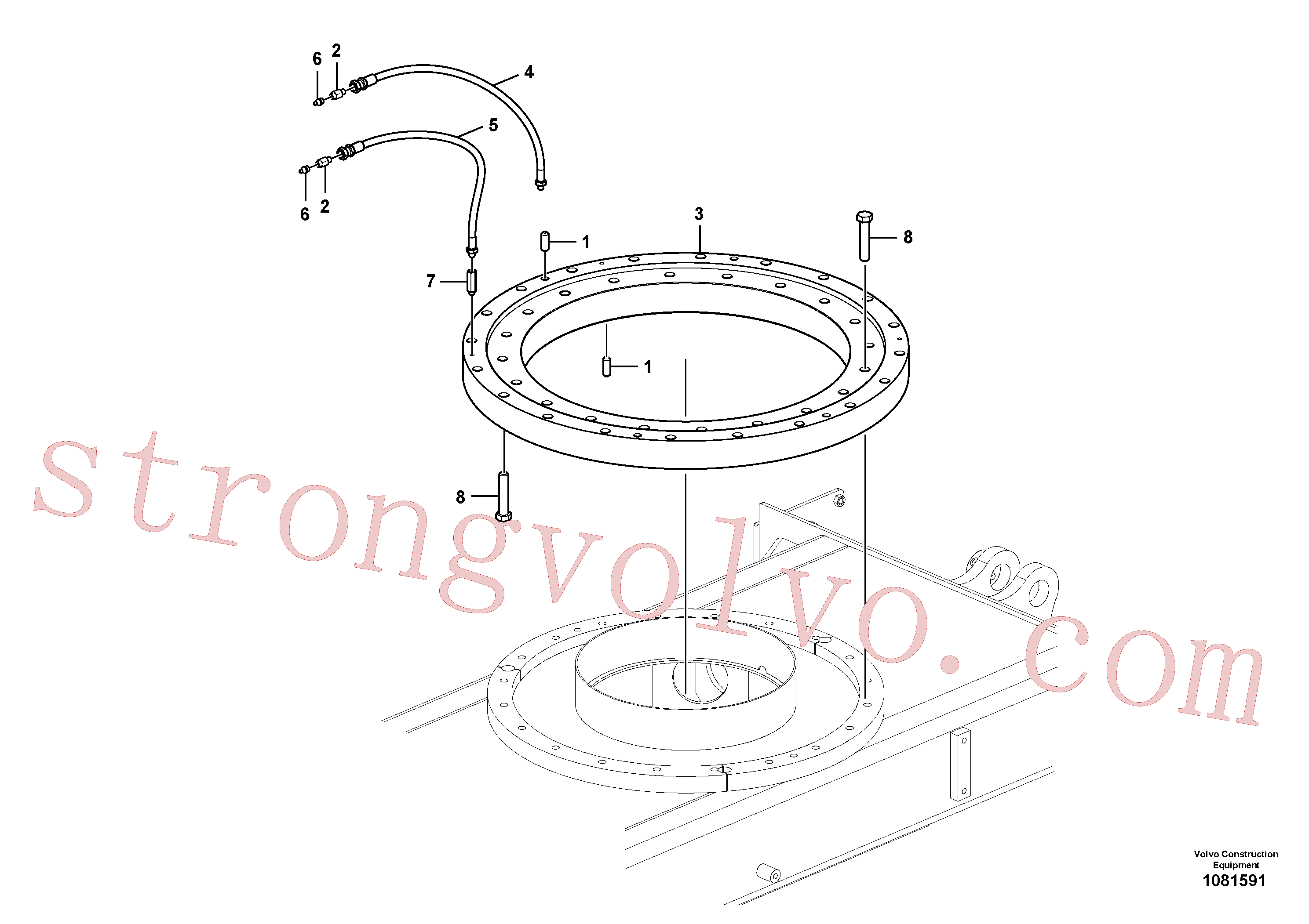 Volvo Montagem VOE14565611 Vedação Acessórios