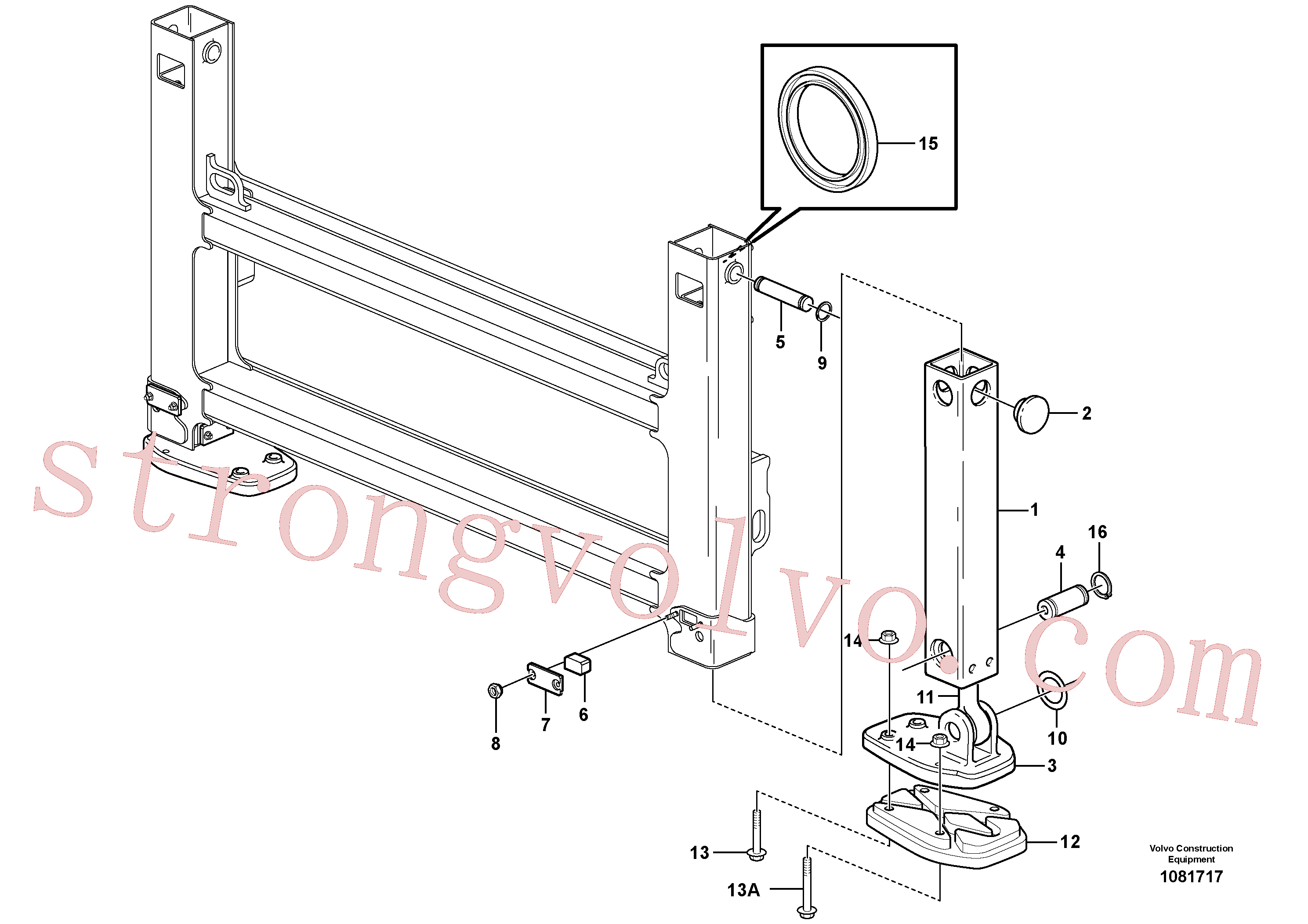 VOE14023233 Volvo Estabilizadores(1081717 Montagem)