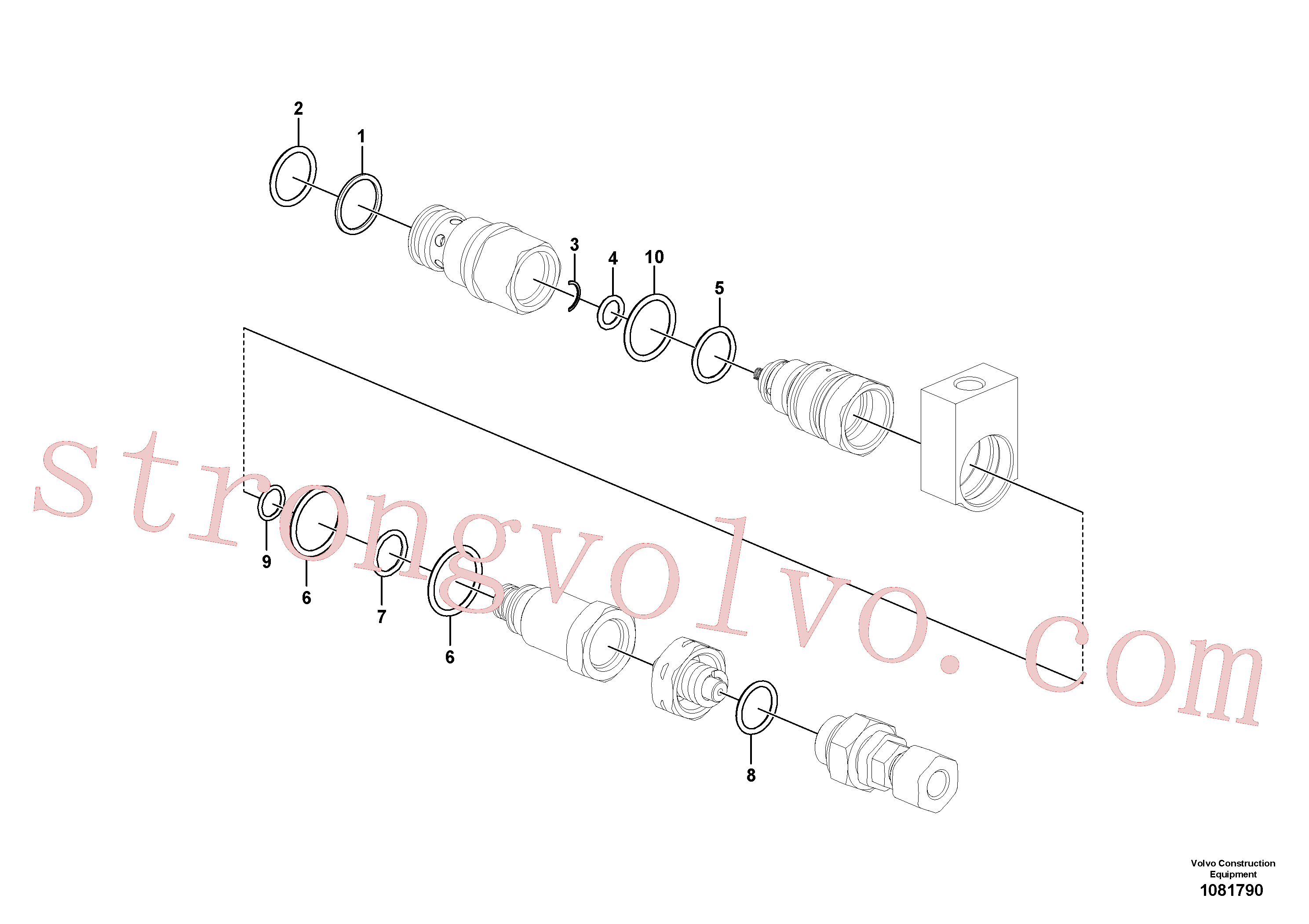 SA9512-02120 Volvo(1081790 Montagem)