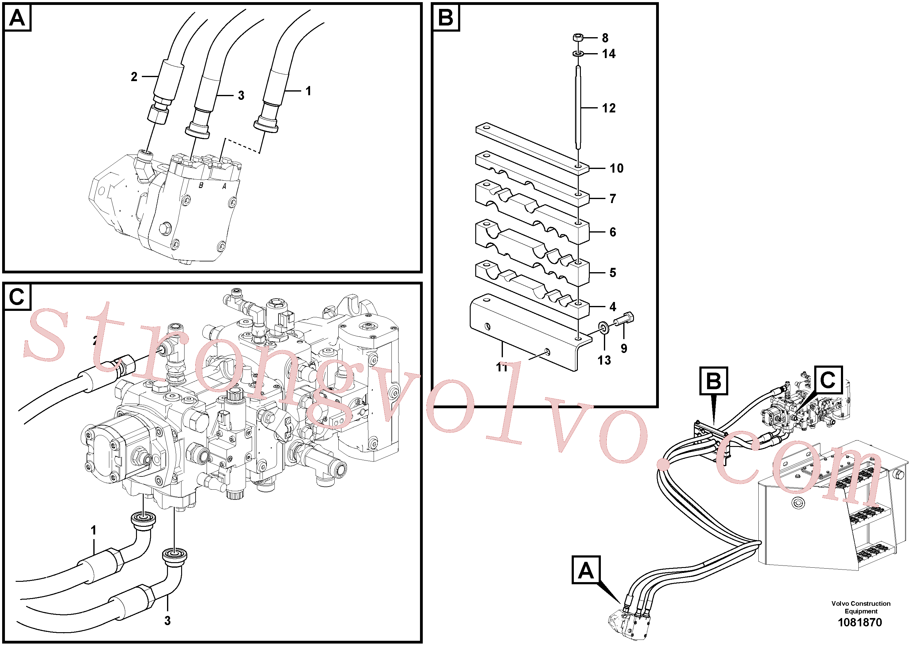 SA9211-12000 Volvo(1081870 Montagem)