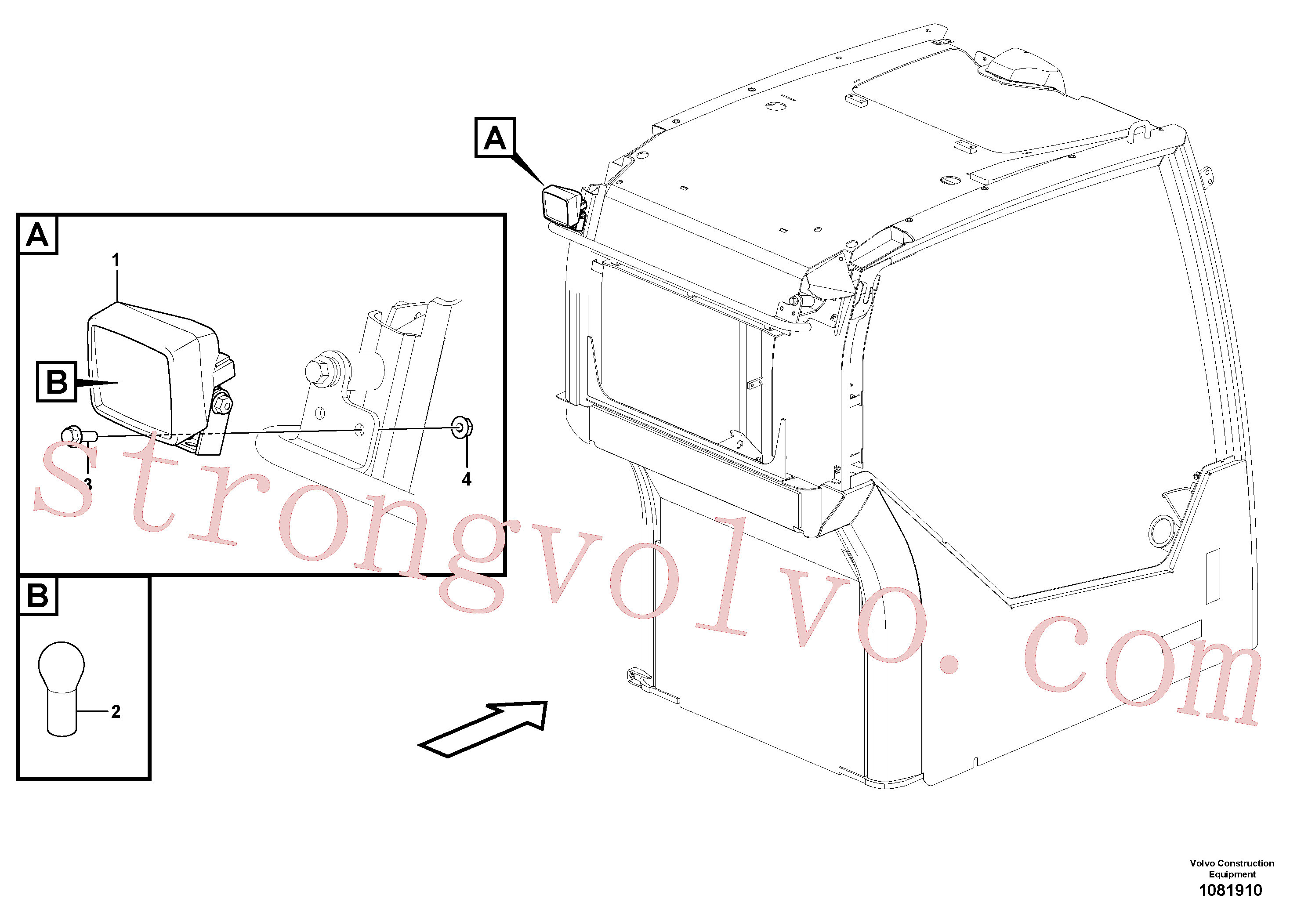 Volvo VOE60113140 Porca flangeada Volvo Acessórios para escavadeira