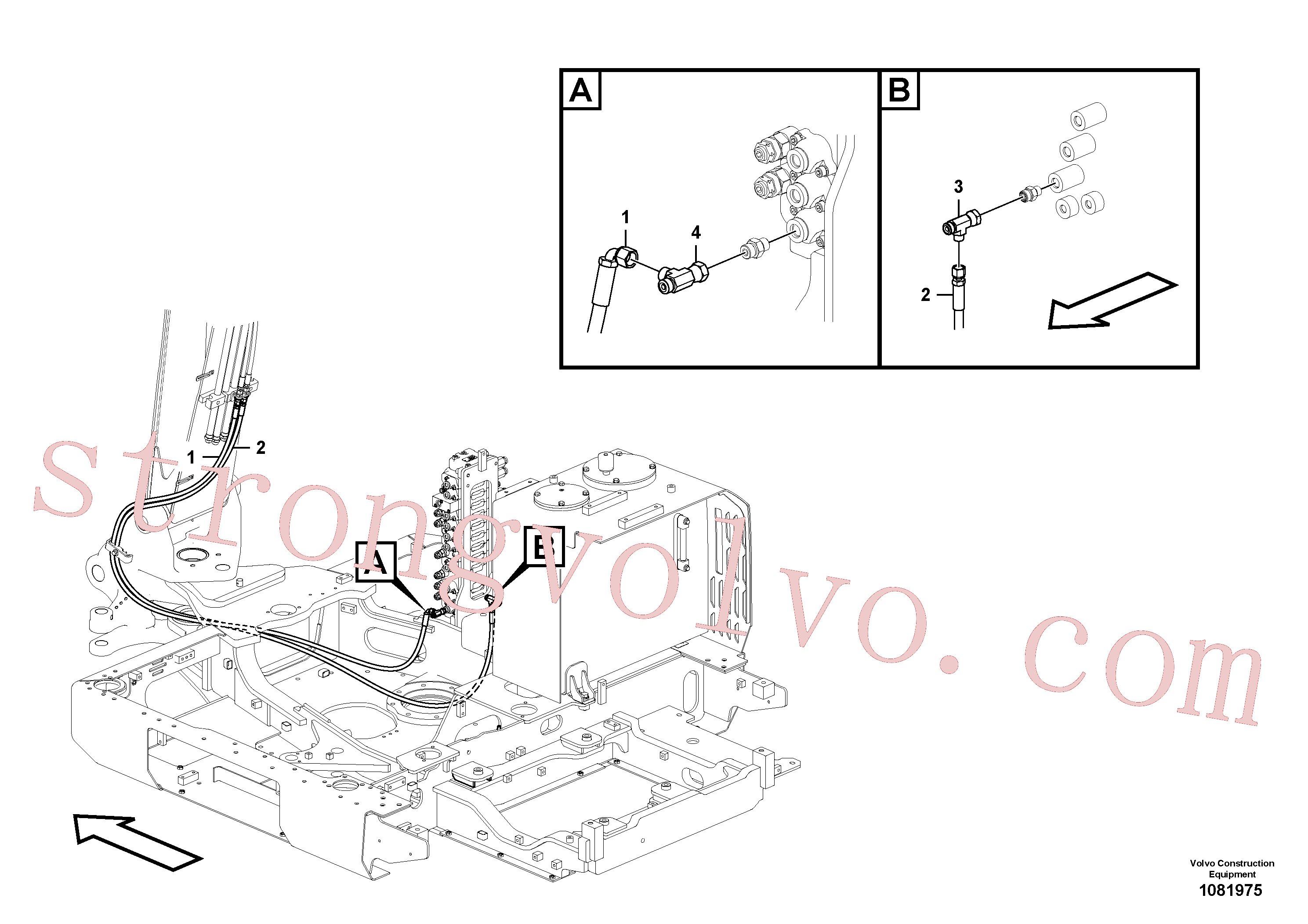 Volvo Montagem VOE14679643 Mangueira Acessórios