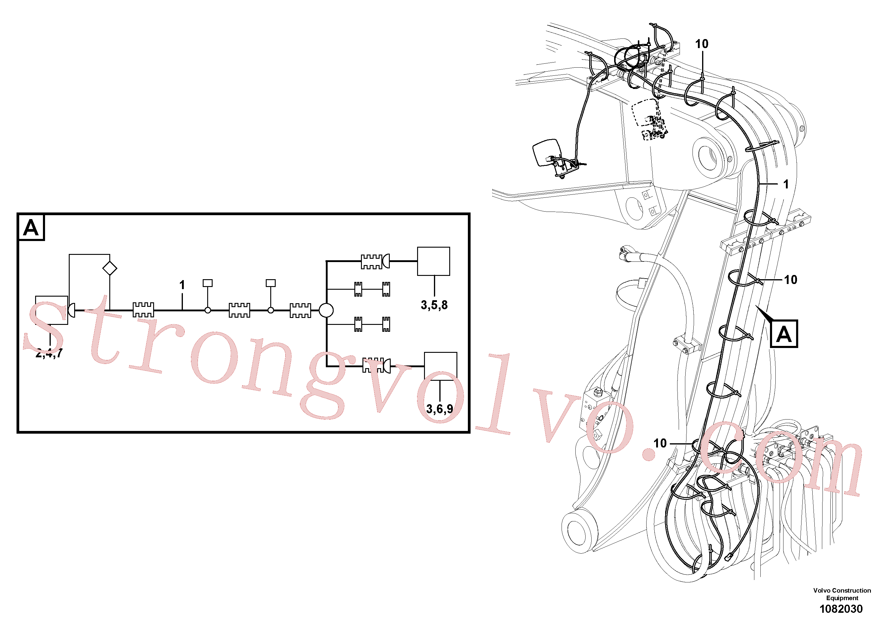 Volvo Montagem VOE25560440 Calço Acessórios