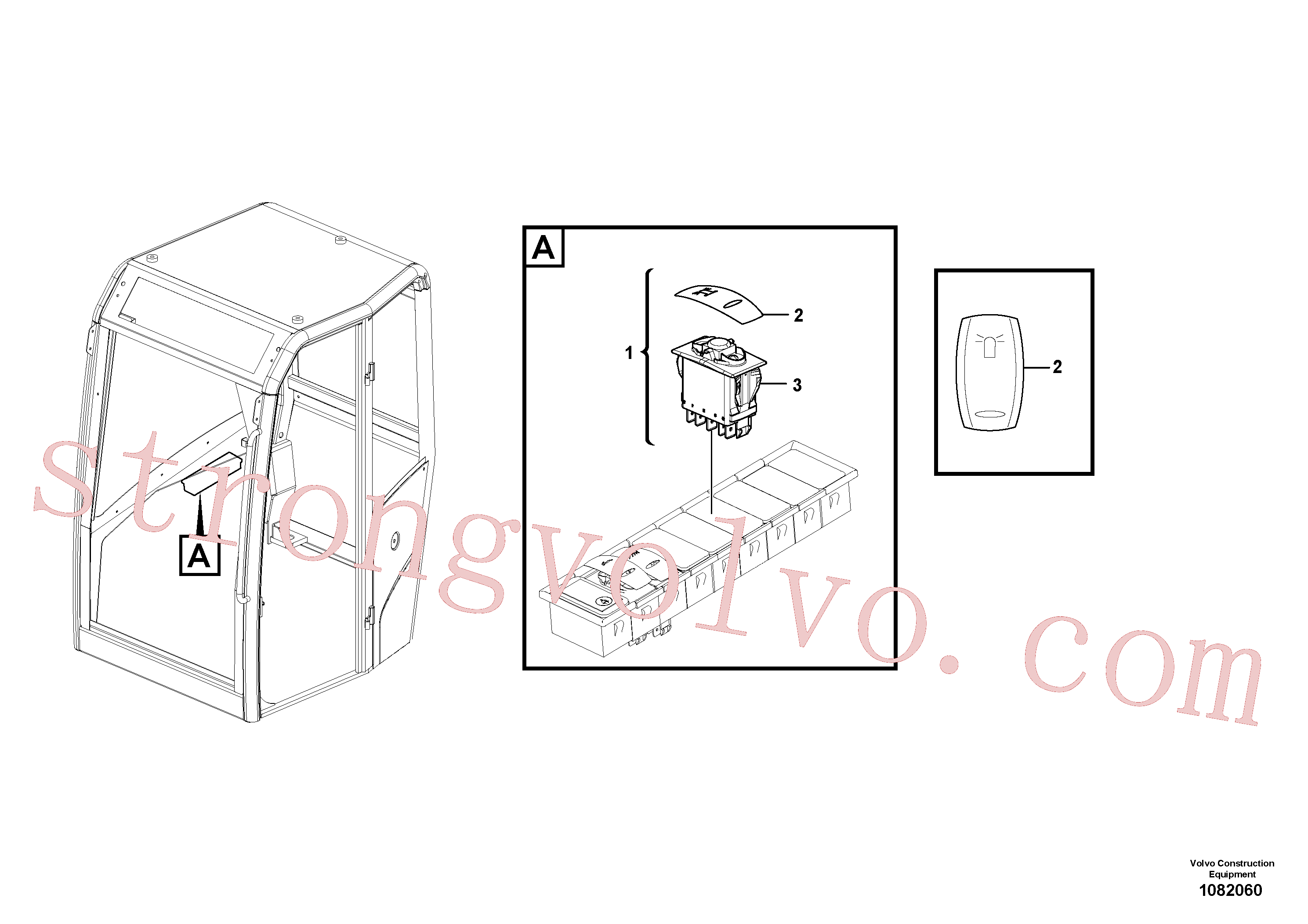 VOE11809129 Volvo Interruptor(1082060 Montagem)
