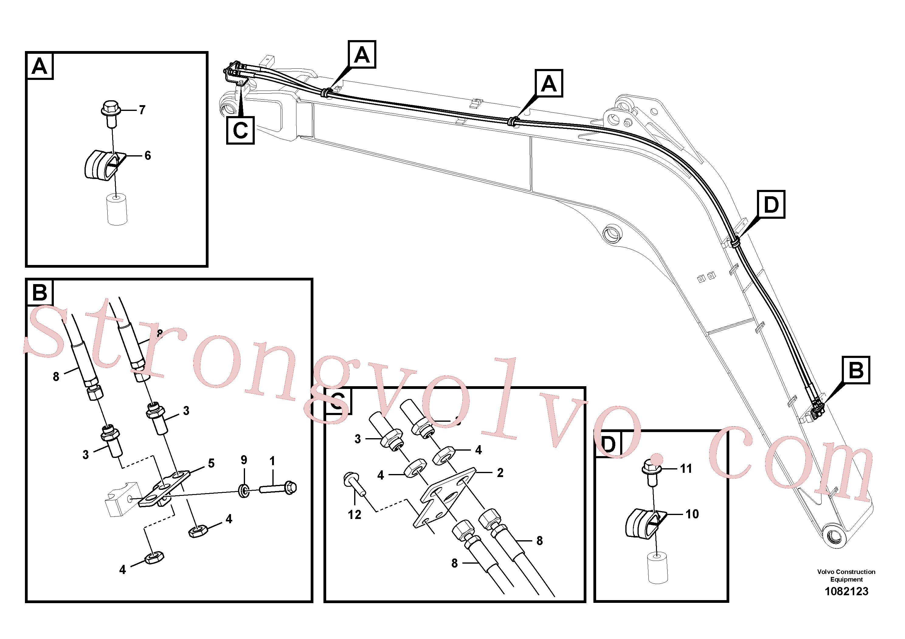 VOE14565340 Clipe Volvo escavadeira