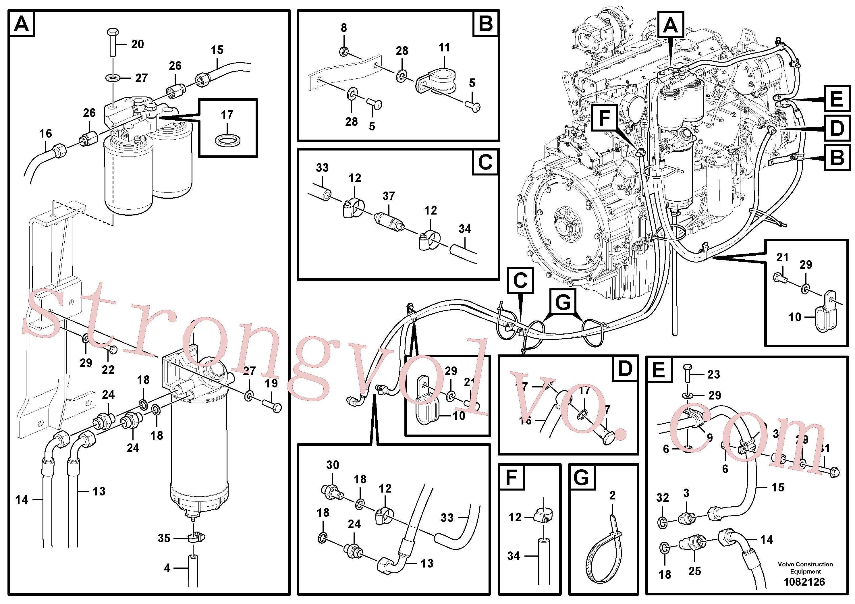 RM95671285 Volvo(1082126 Montagem)