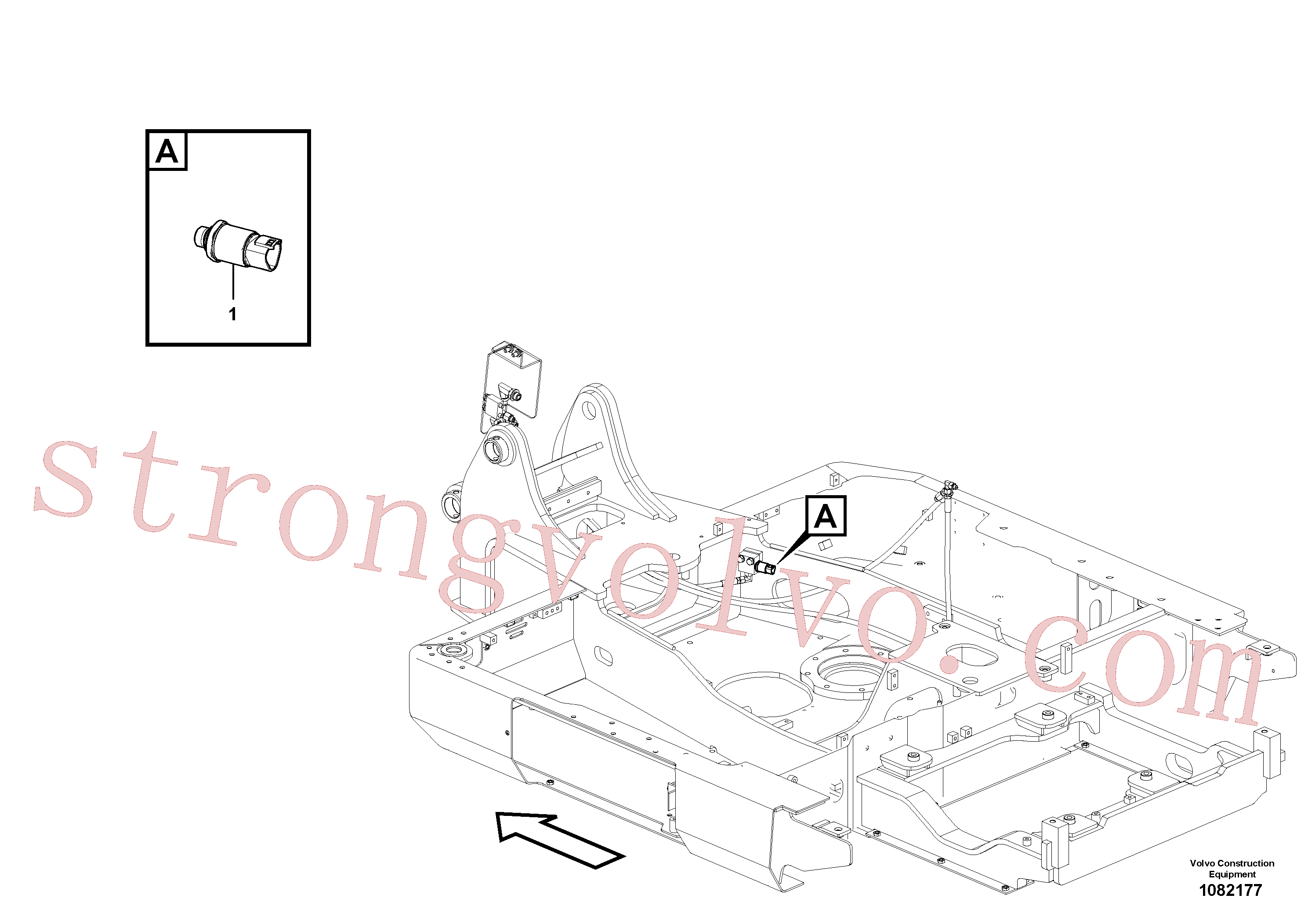 Volvo VOE17202584 Sensor de pressão Volvo Acessórios para escavadeira