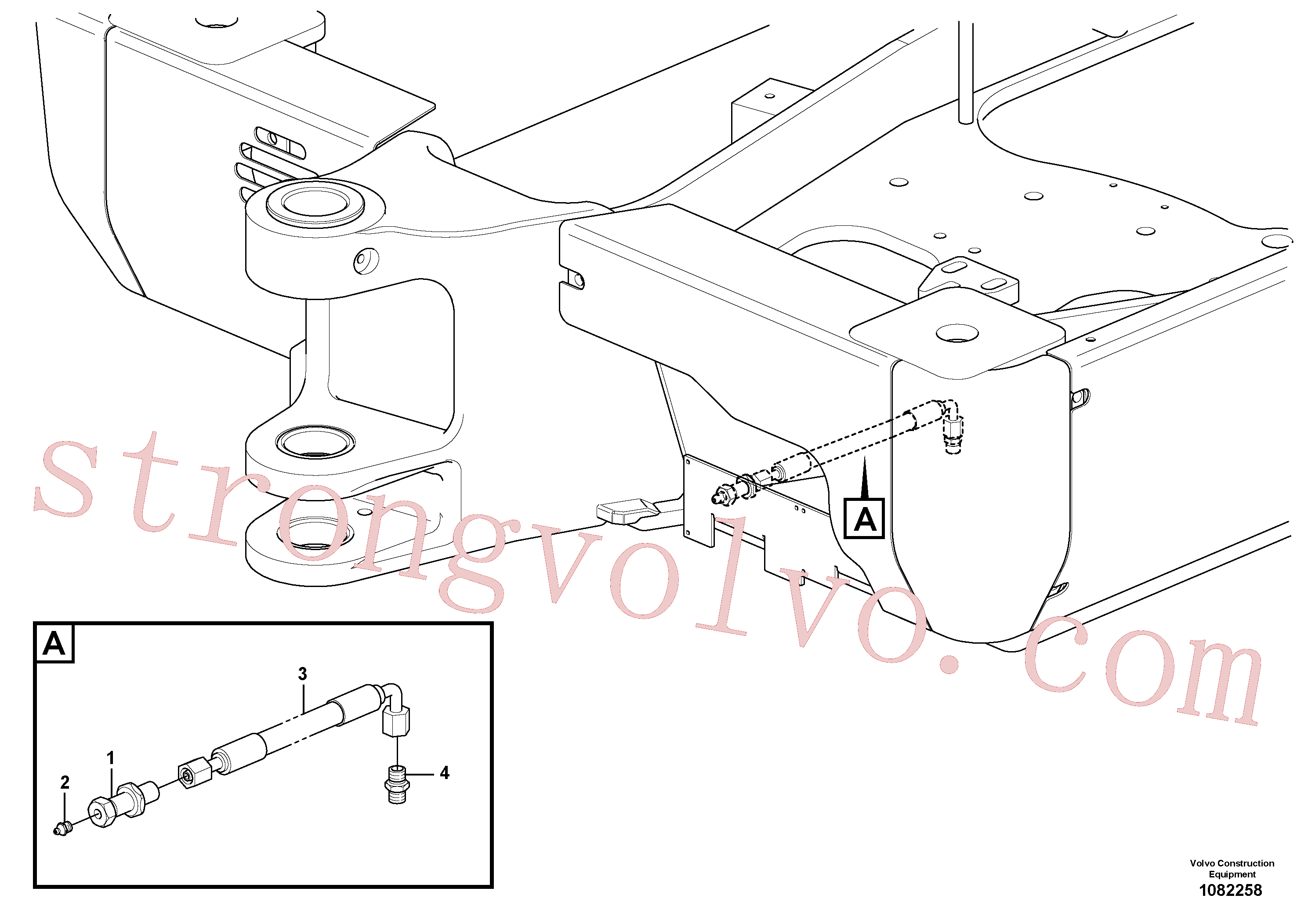 Volvo Acessórios para escavadeira VOE16263937 Mangueira completa Acessórios