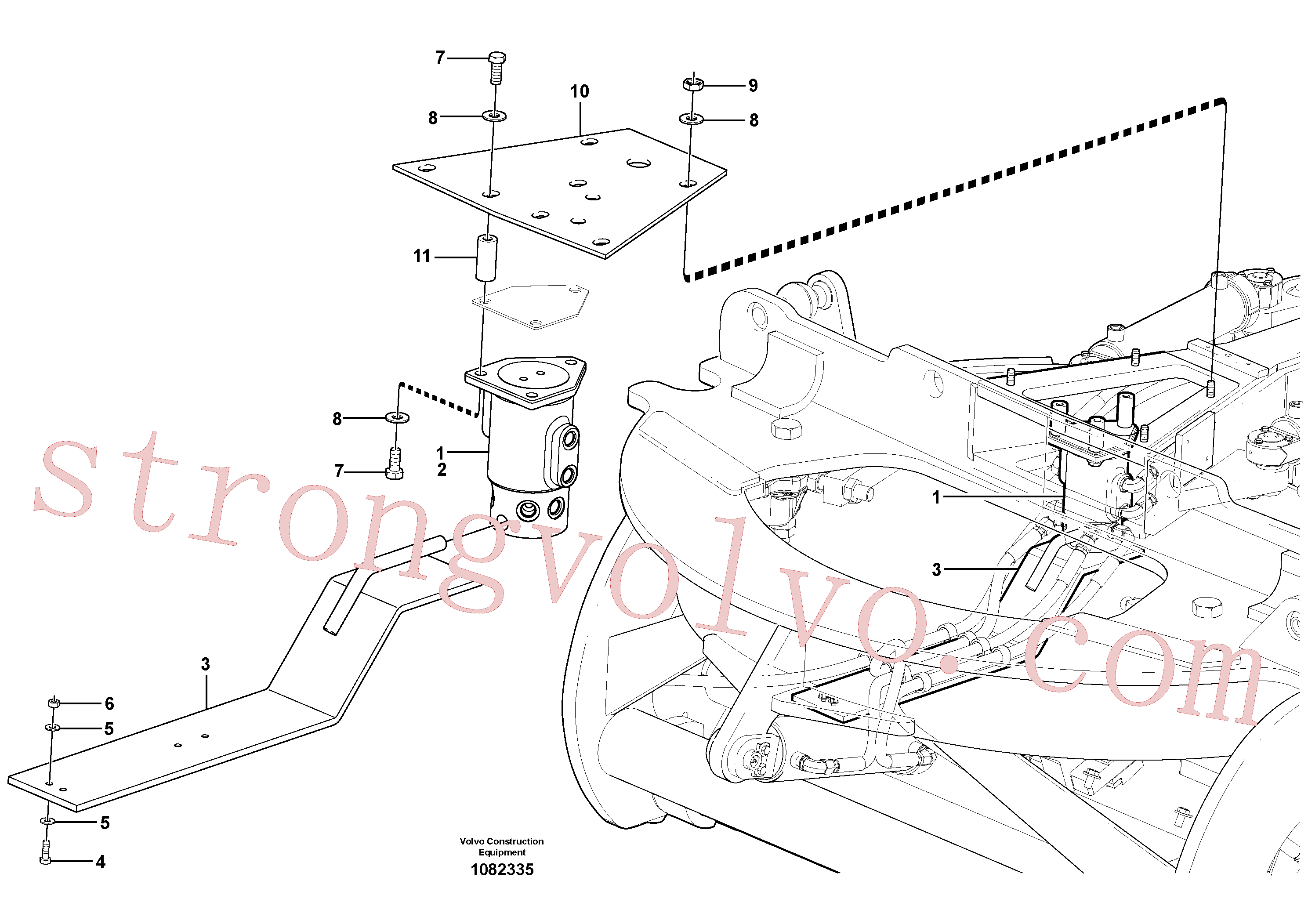 VOE983403 Volvo Junta articulada(1082335 Montagem)
