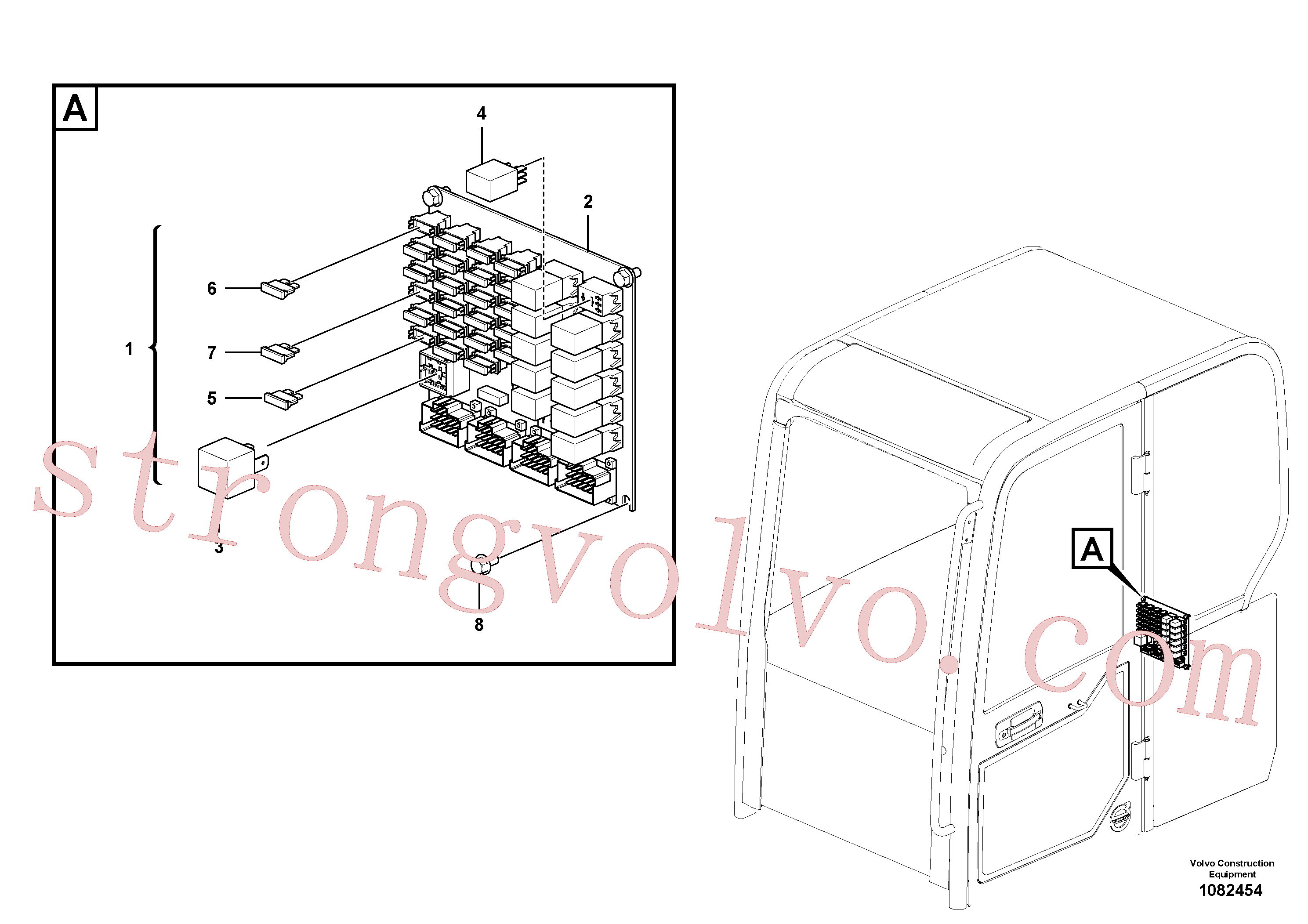 China Made VOE14604058 Relé Volvo Acessórios para escavadeira