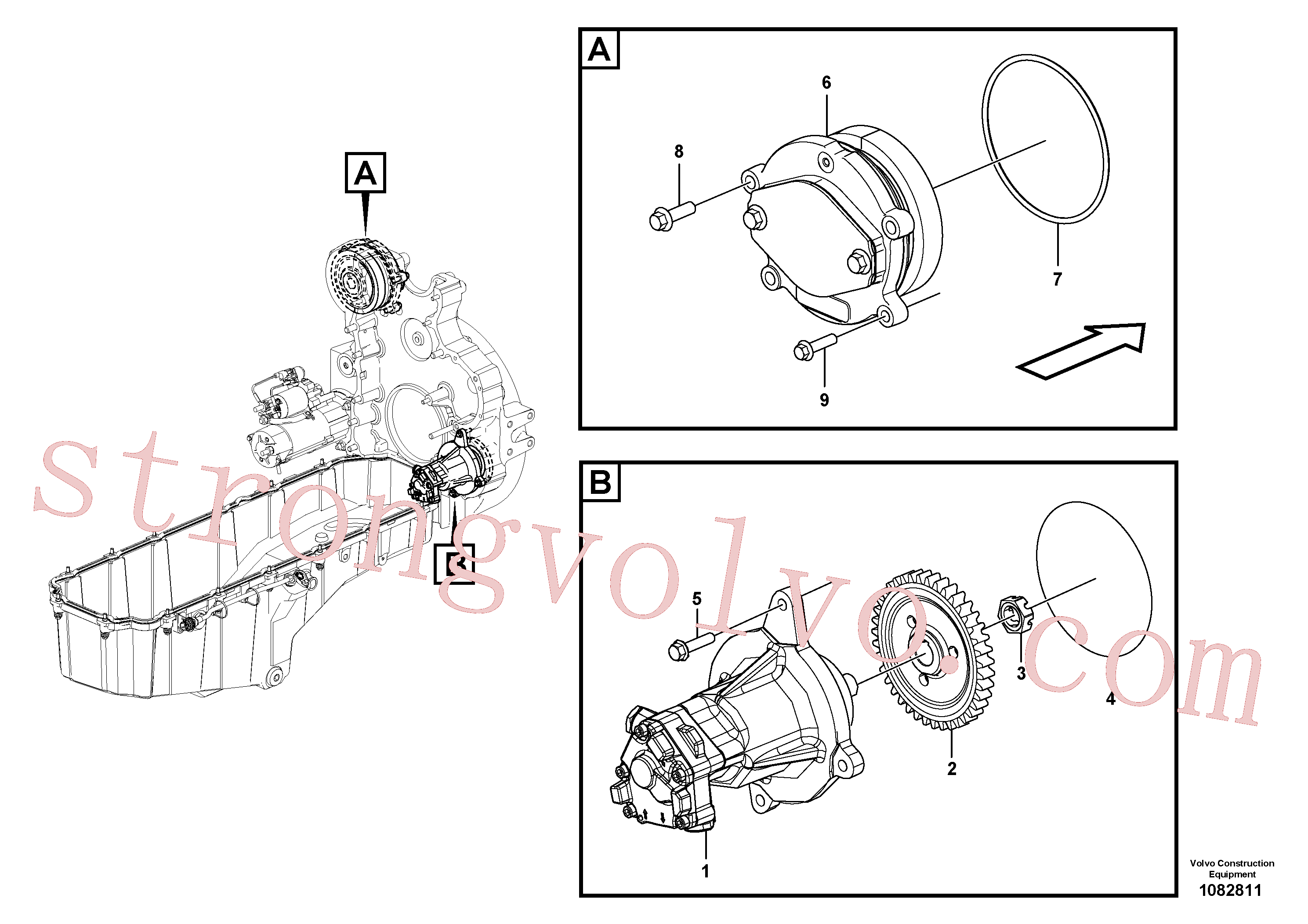 VOE8131292 Volvo Bomba de combustível(1082811 Montagem)